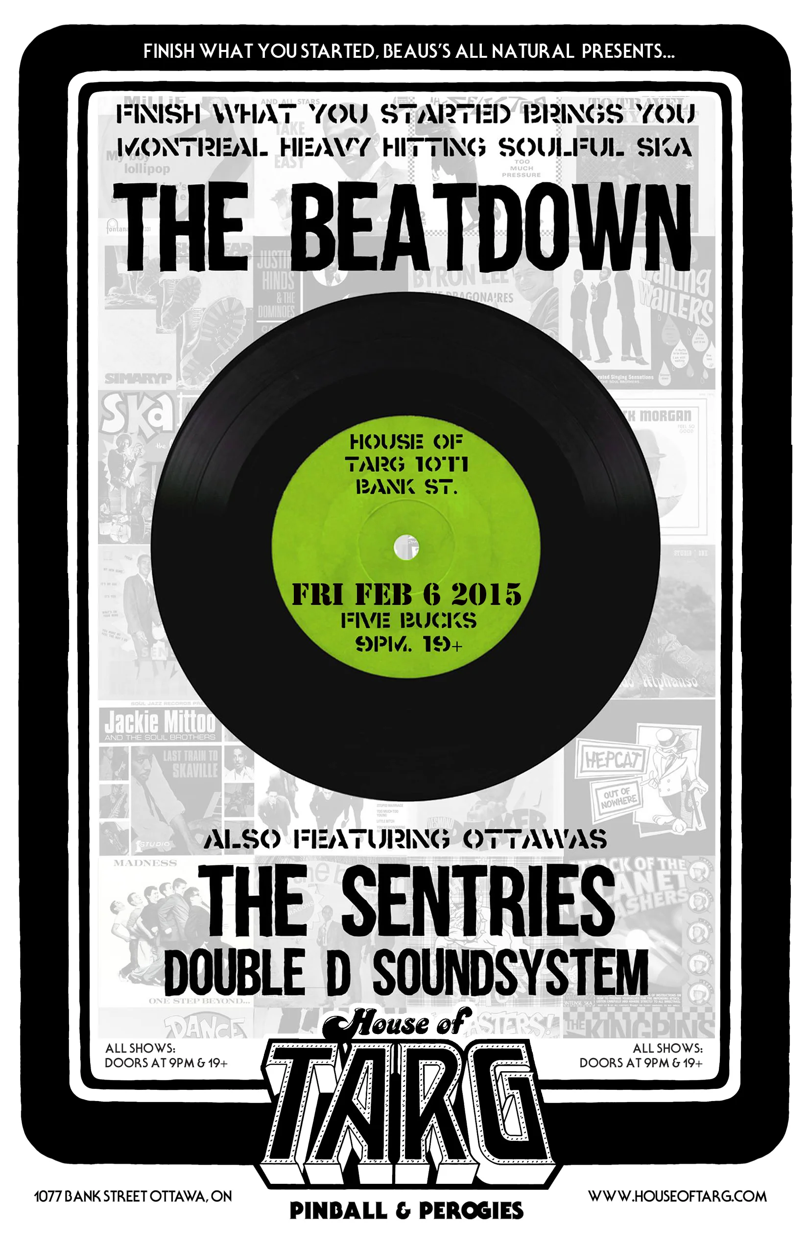 Ska Jeff's Triumphant Return To Ska with THE BEATDOWN + The Sentries + Double D Soundsystem