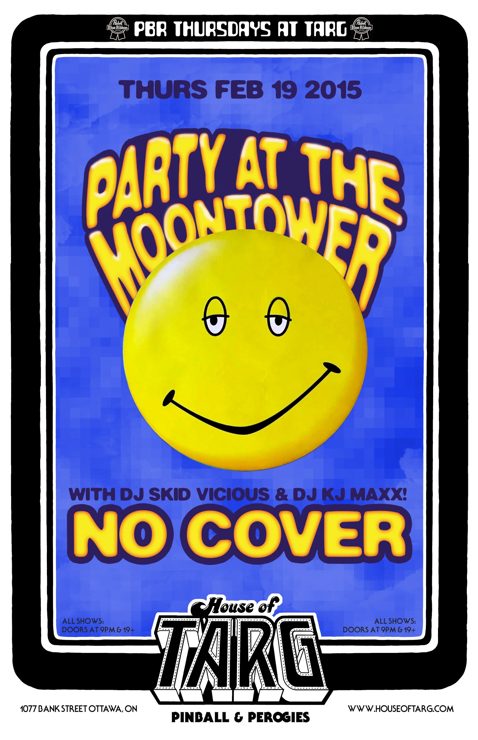 PARTY AT THE MOON TOWER! w DJ Skid Vicious - FREE!