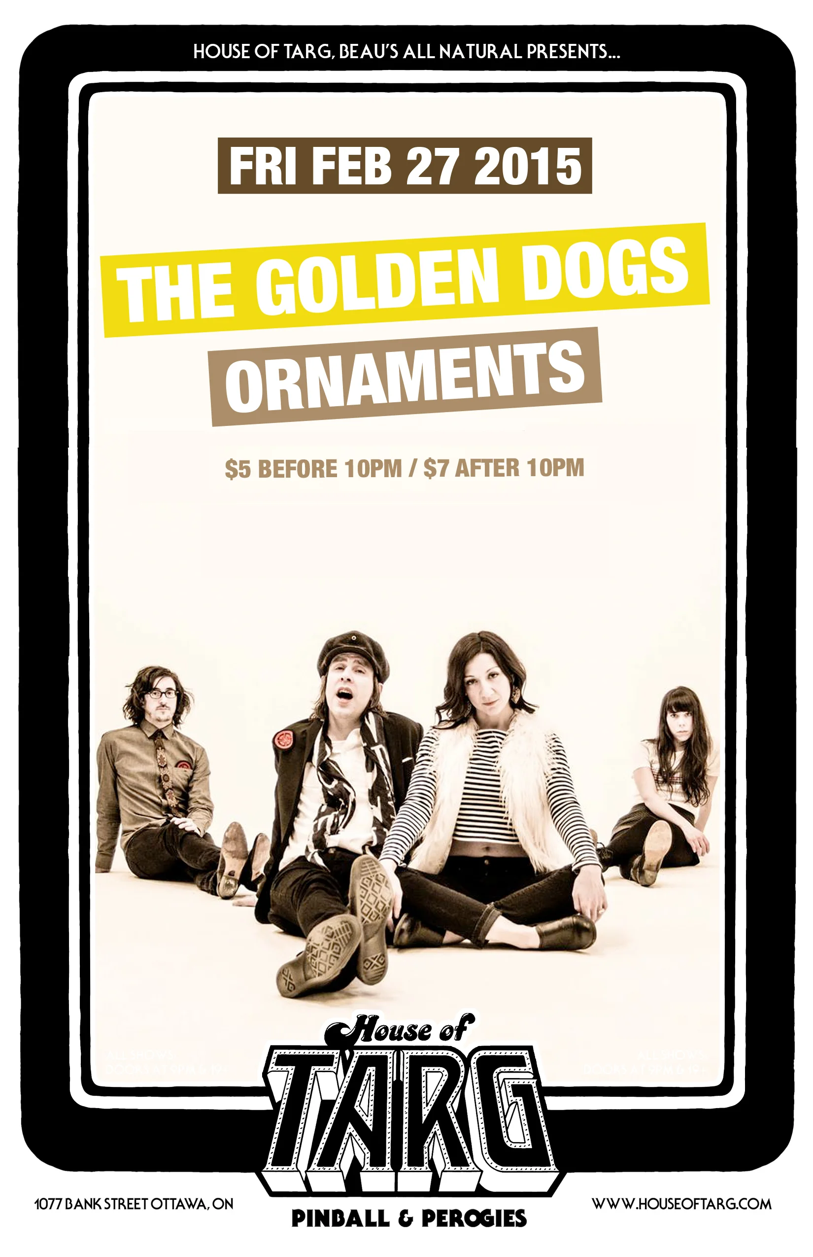 THE GOLDEN DOGS + Ornaments 