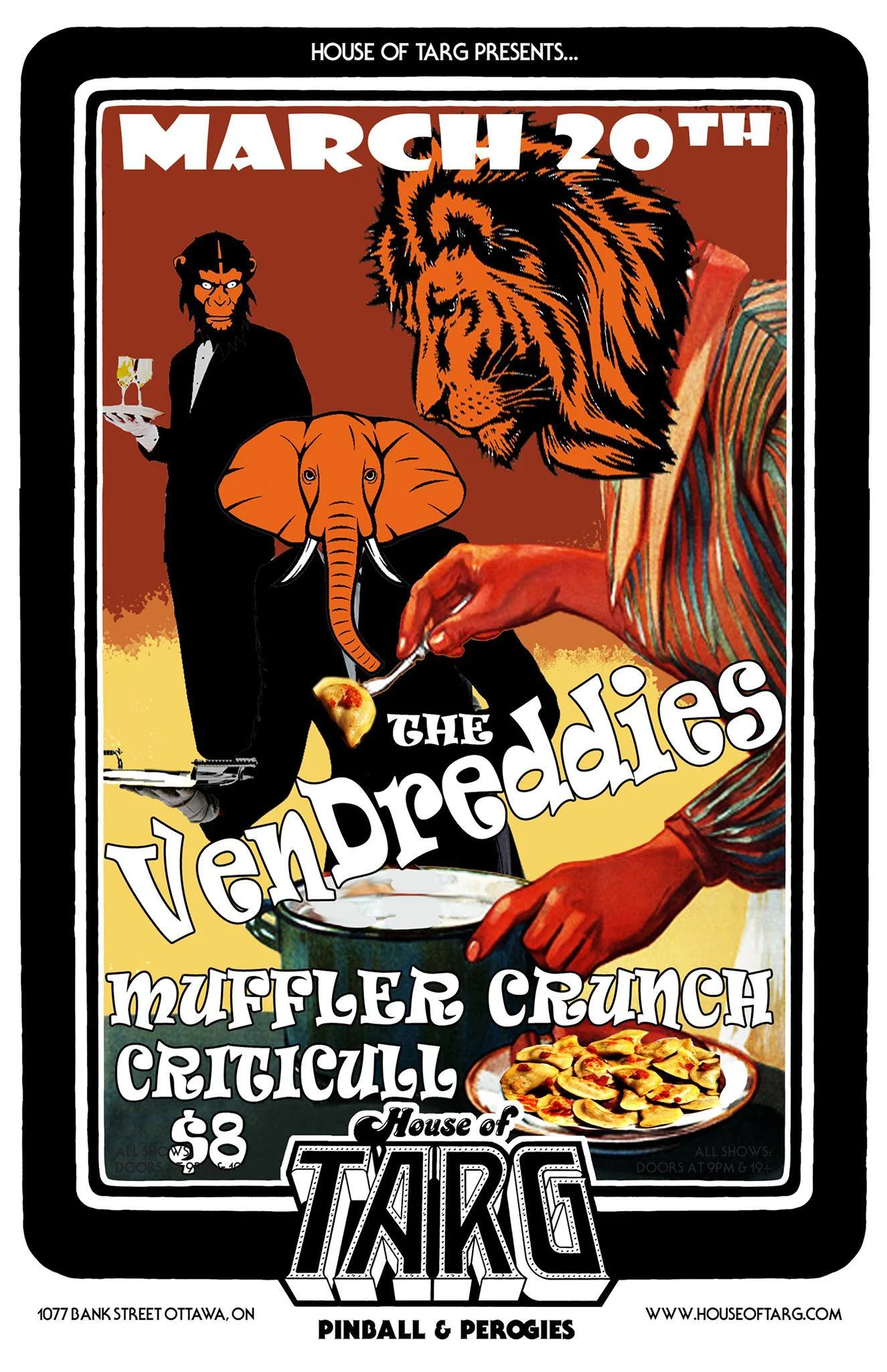 THE VEN DREDDIES + Muffler Crunch + Criticull