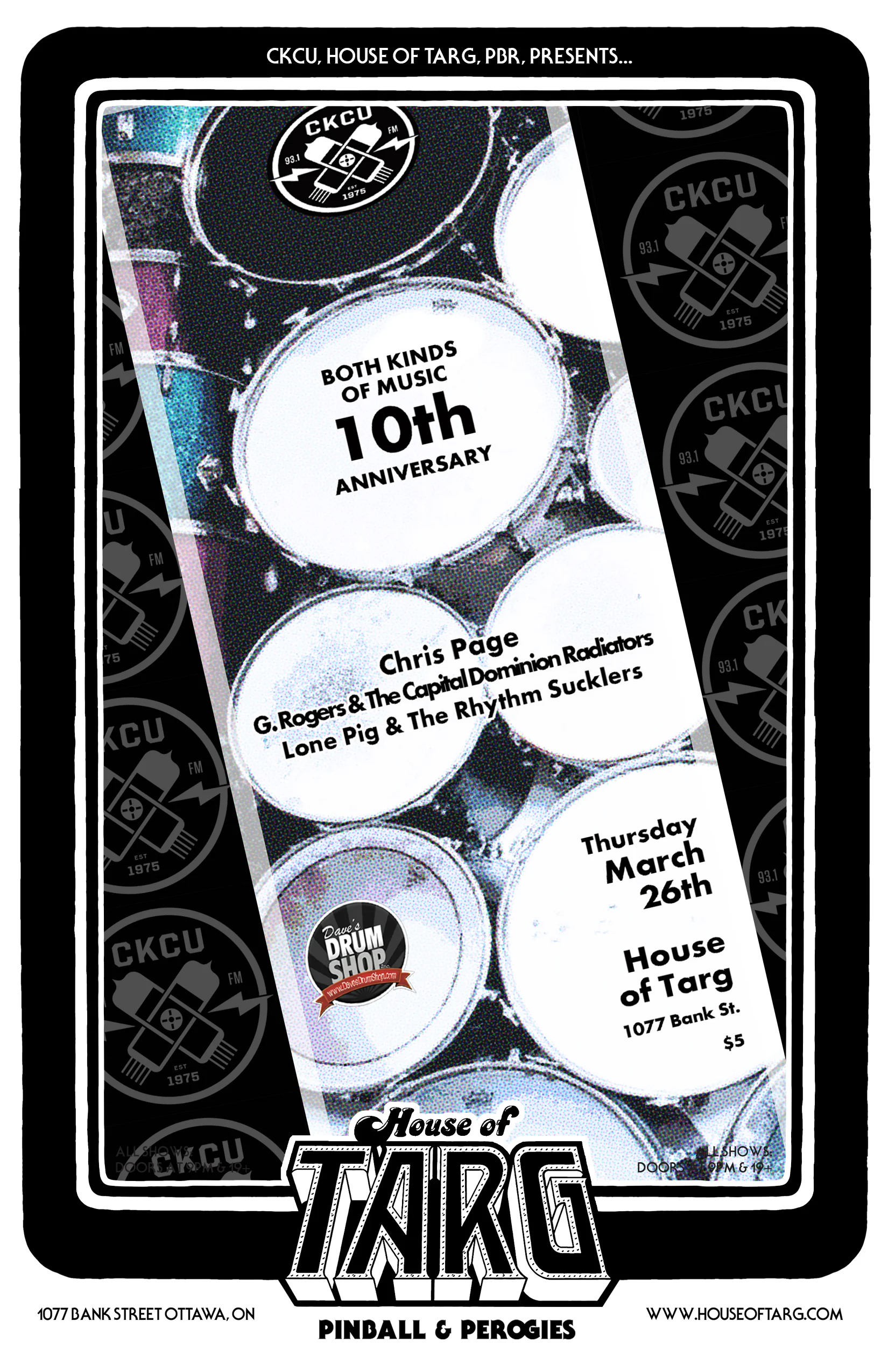 CHRIS PAGE + G. Rogers & The Capital Dominion Radiators + more