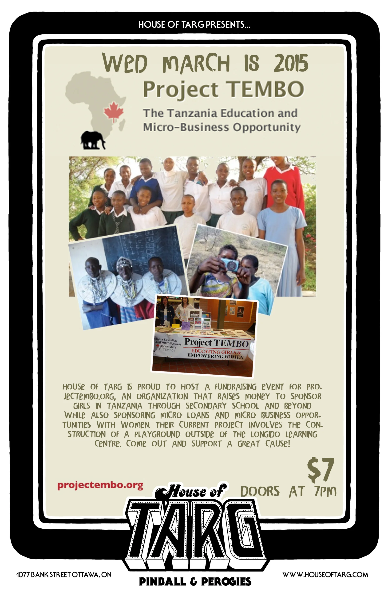 PROJECT TEMBO FUNDRAISER