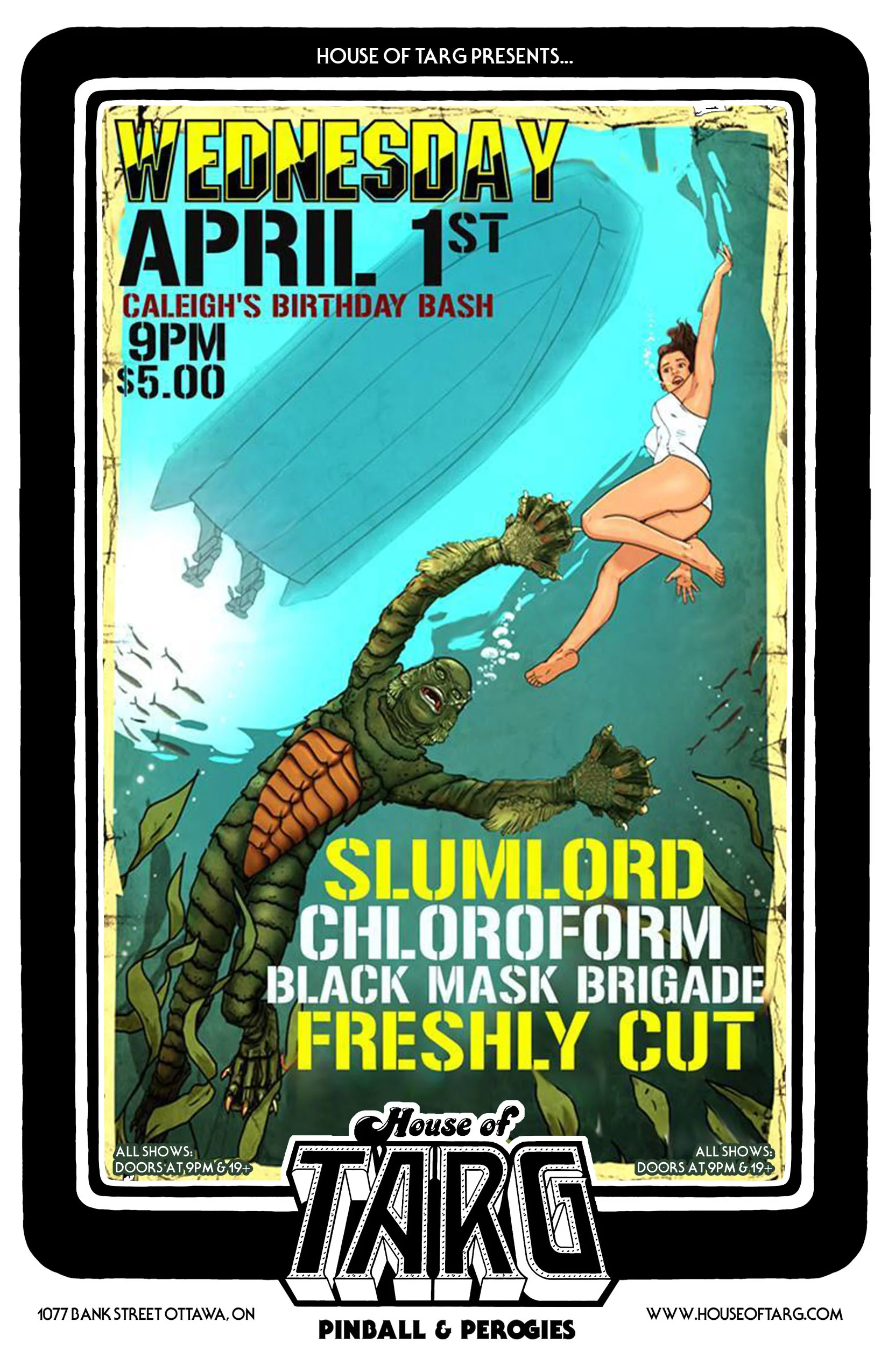 SLUMBLORD + Chloroform + Black Mask Brigade + Freshly Cut