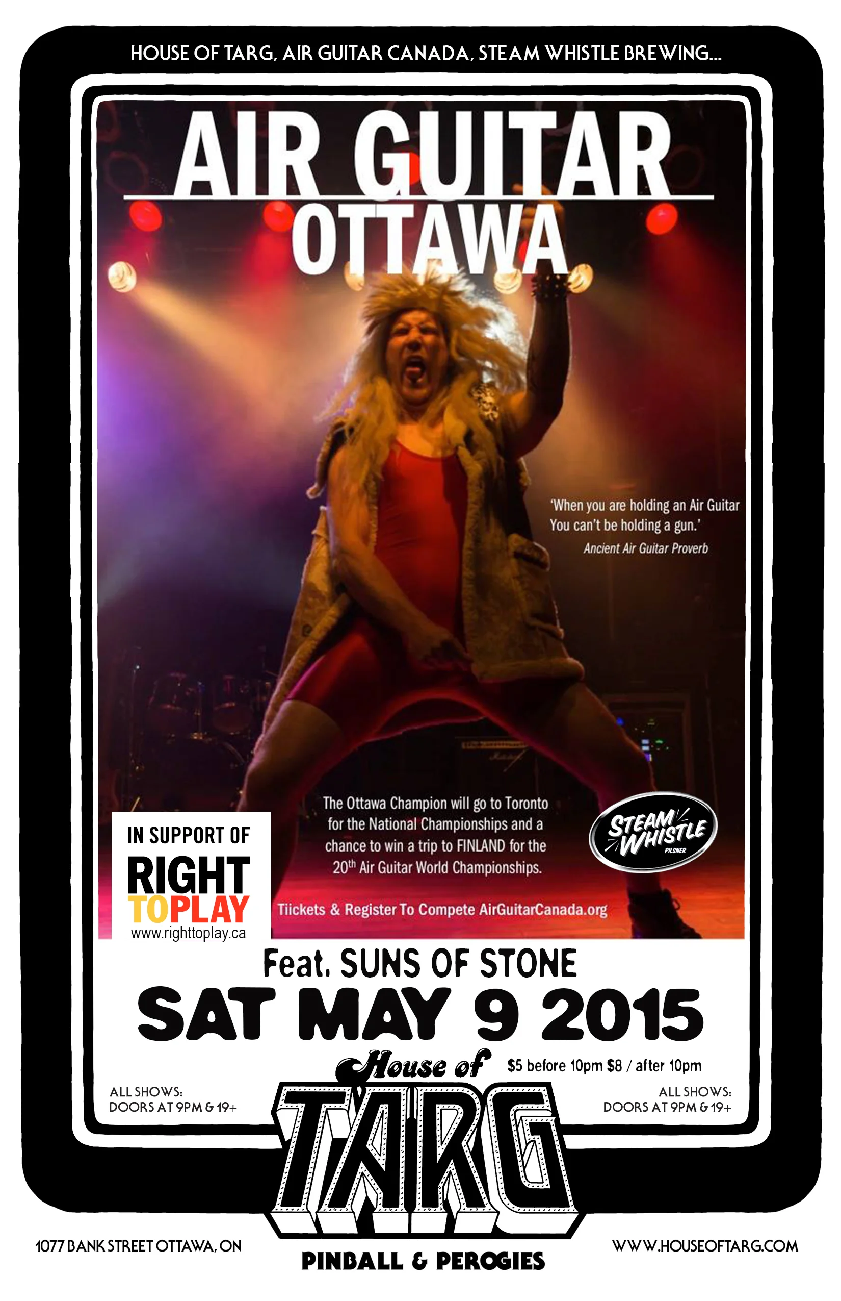 AIR GUITAR OTTAWA FINALS - feat. Suns Of Stone