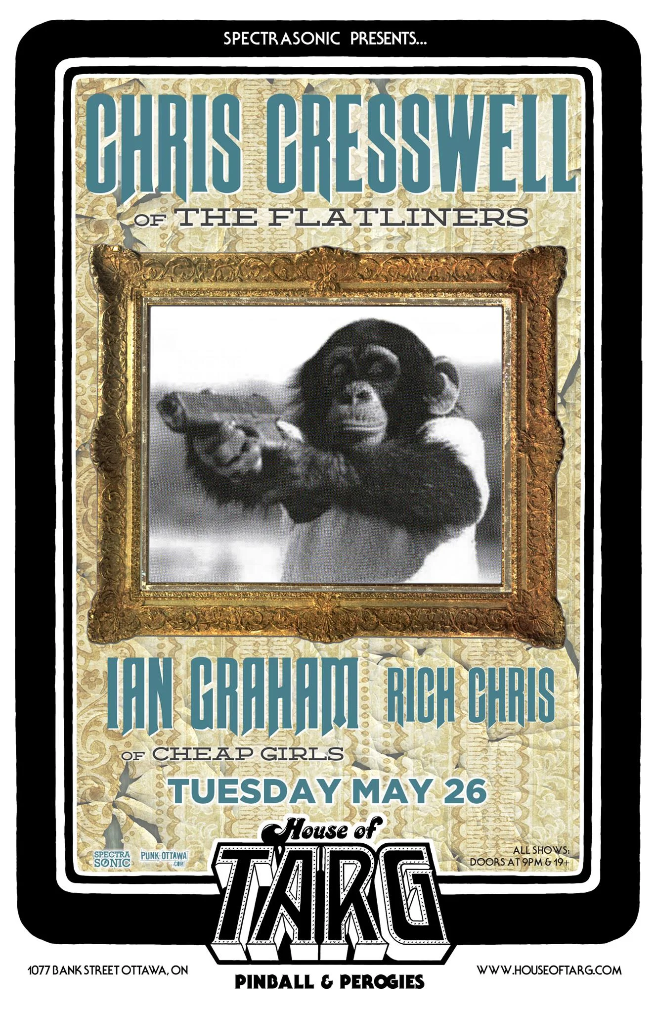 CHRIS CRESSWELL (the flatliners) + Ian Graham (Cheap Girls) + Rich Chris