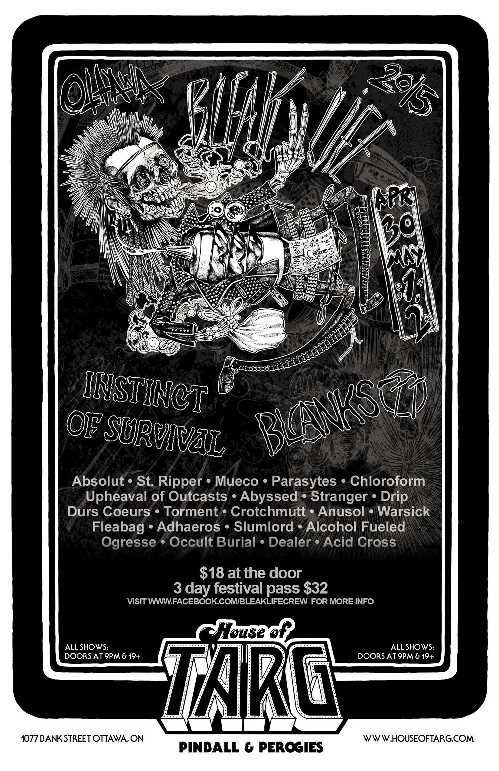 INSTINCT OF SURVIVAL + Absolut + St. Ripper + Valley Boys + Mueco + MORE