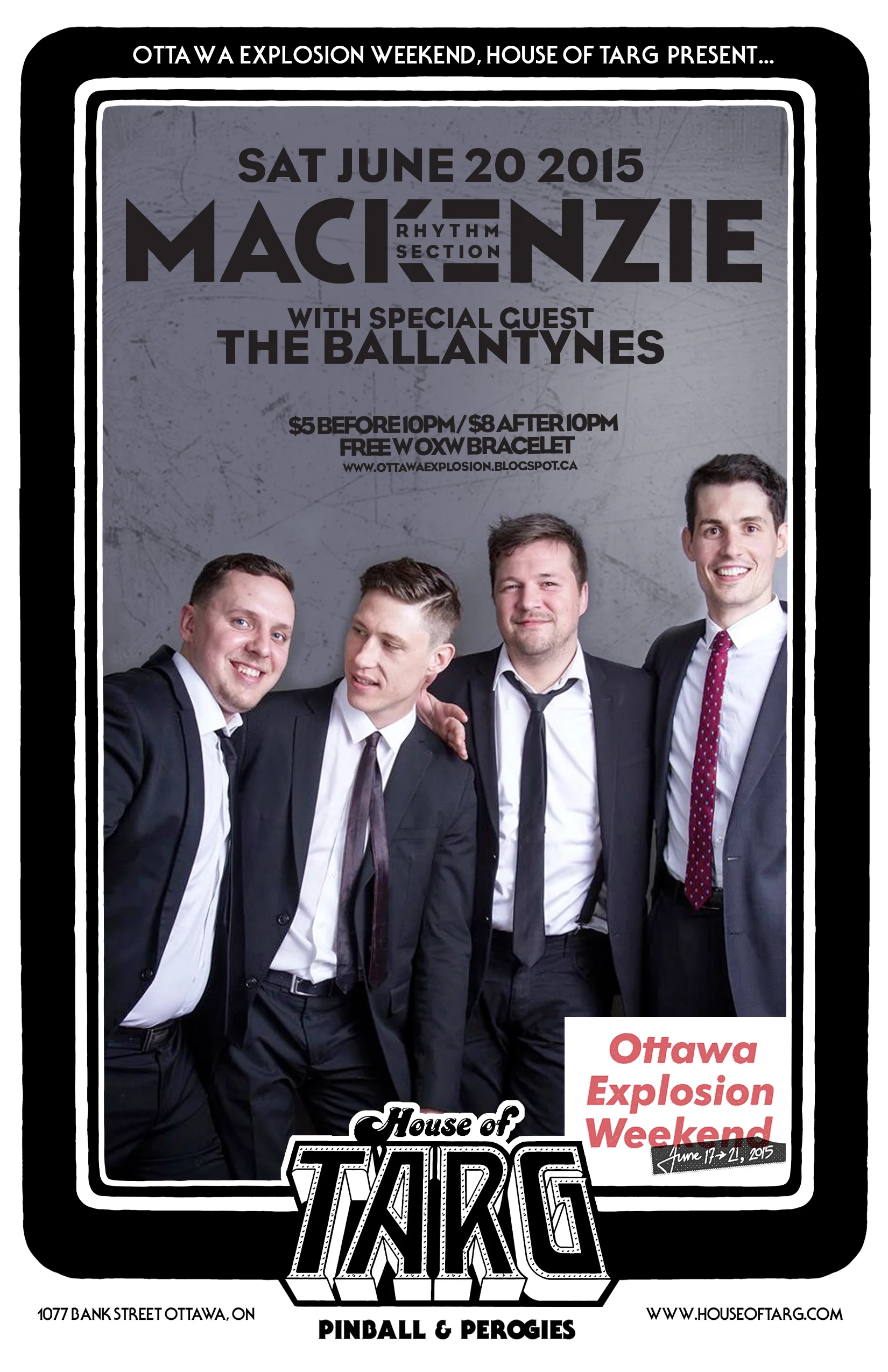 MACKENZIE RHYTHM SECTION + The Ballantynes