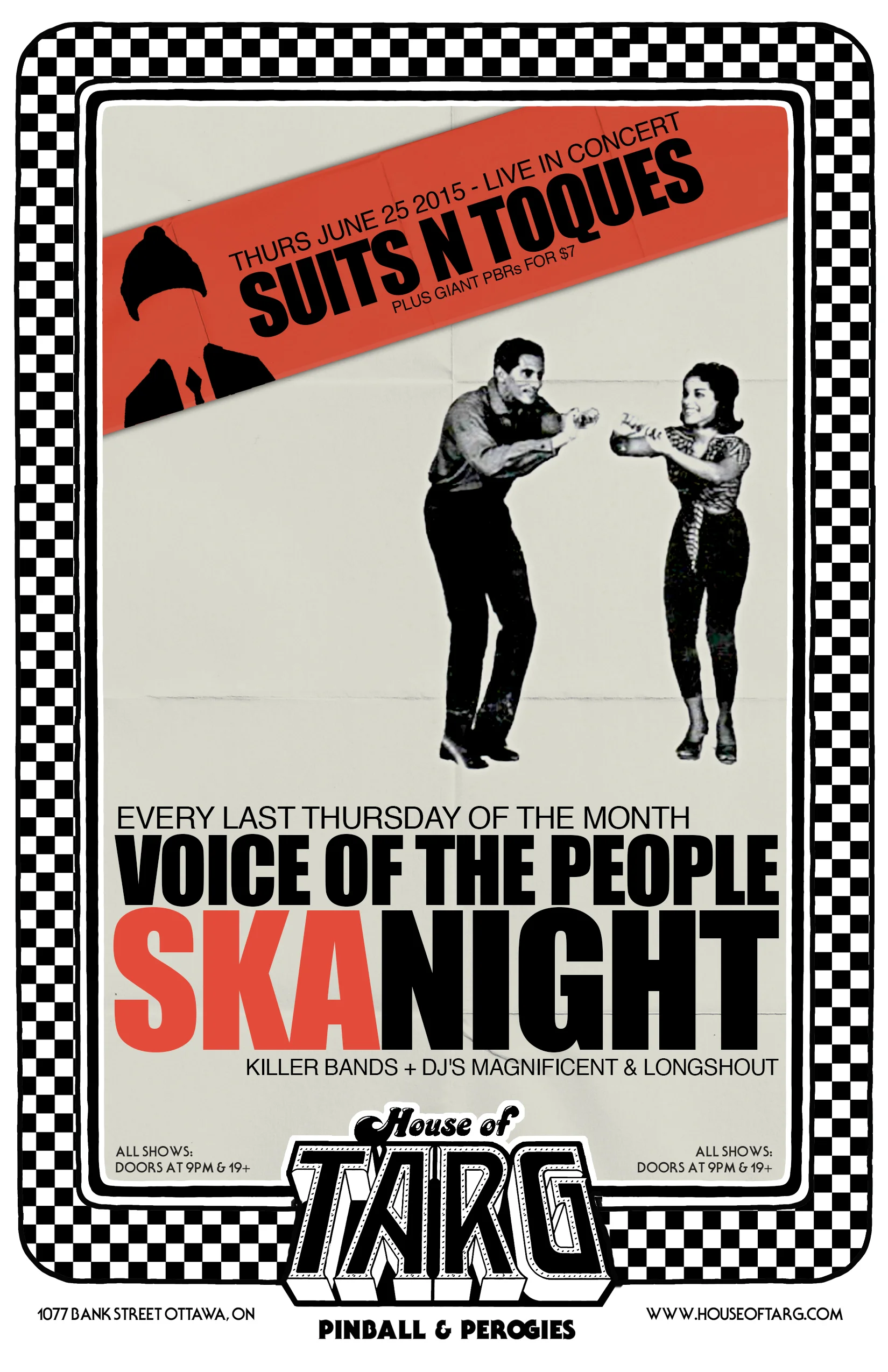 VOICE OF THE PEOPLE: SKA NITE - Suits 'n Toques + Freshly Cut