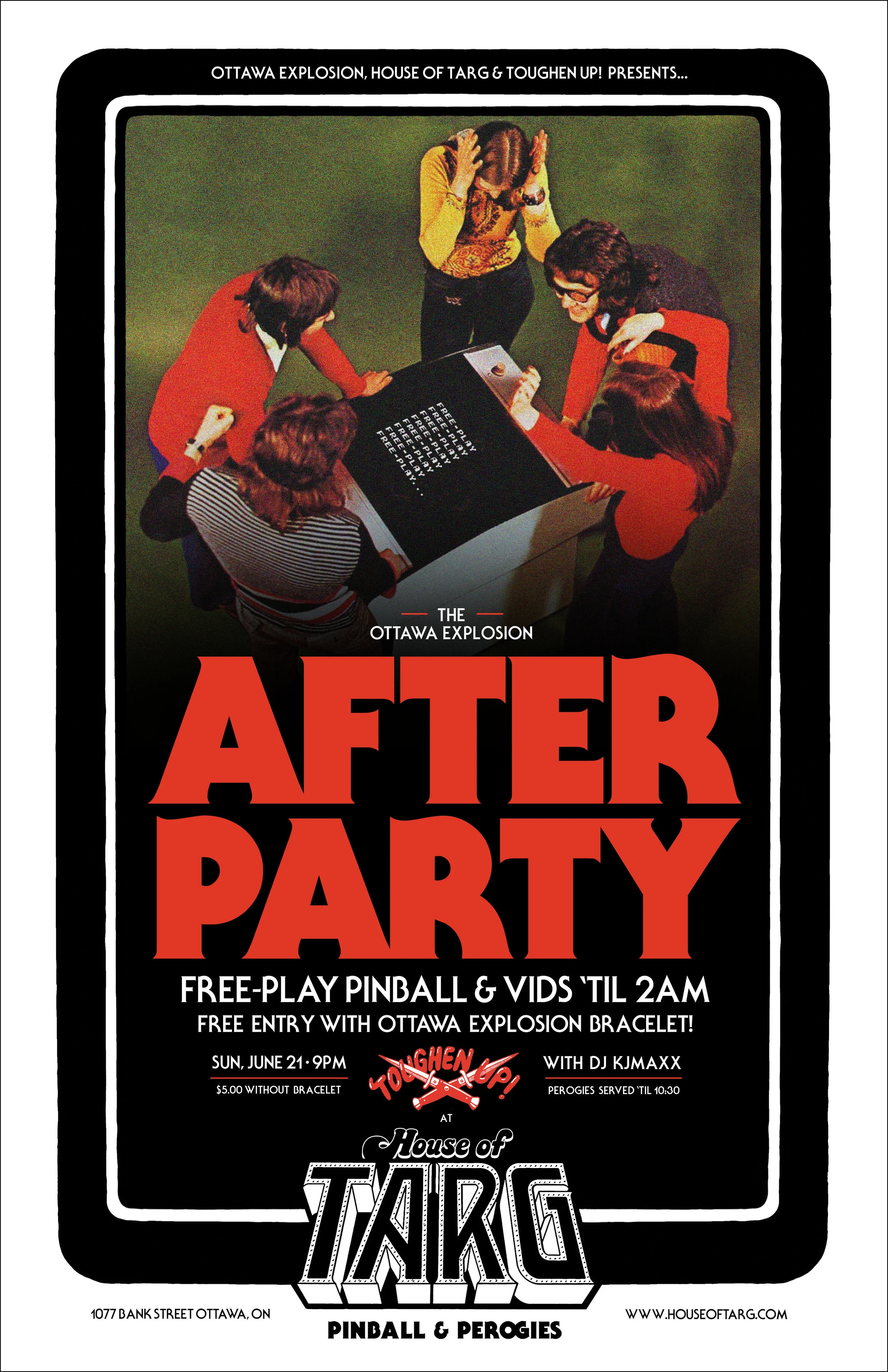 TOUGHEN UP! with DJ KJMaxx + FREEPLAY Pinball & Vids