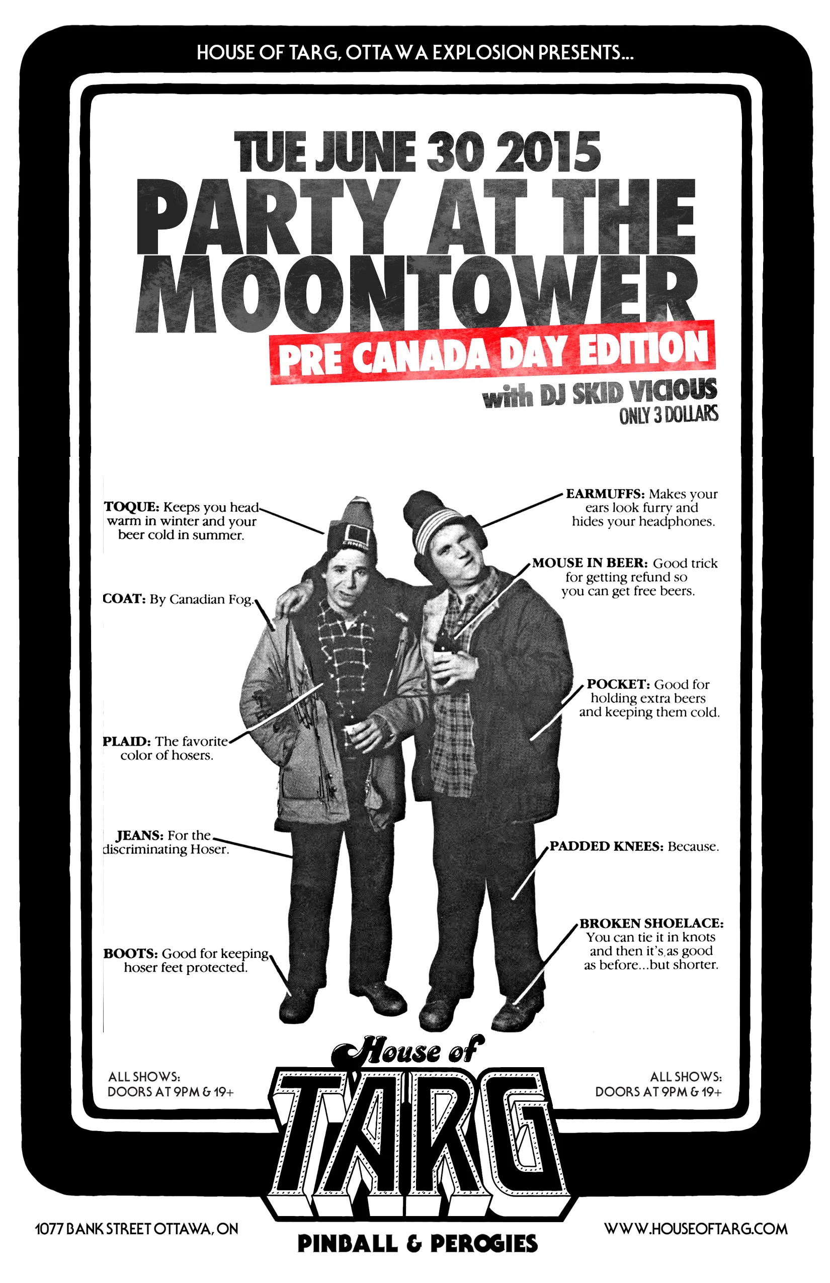 PARTY AT THE MOONTOWER - Pre Canada Day Edition