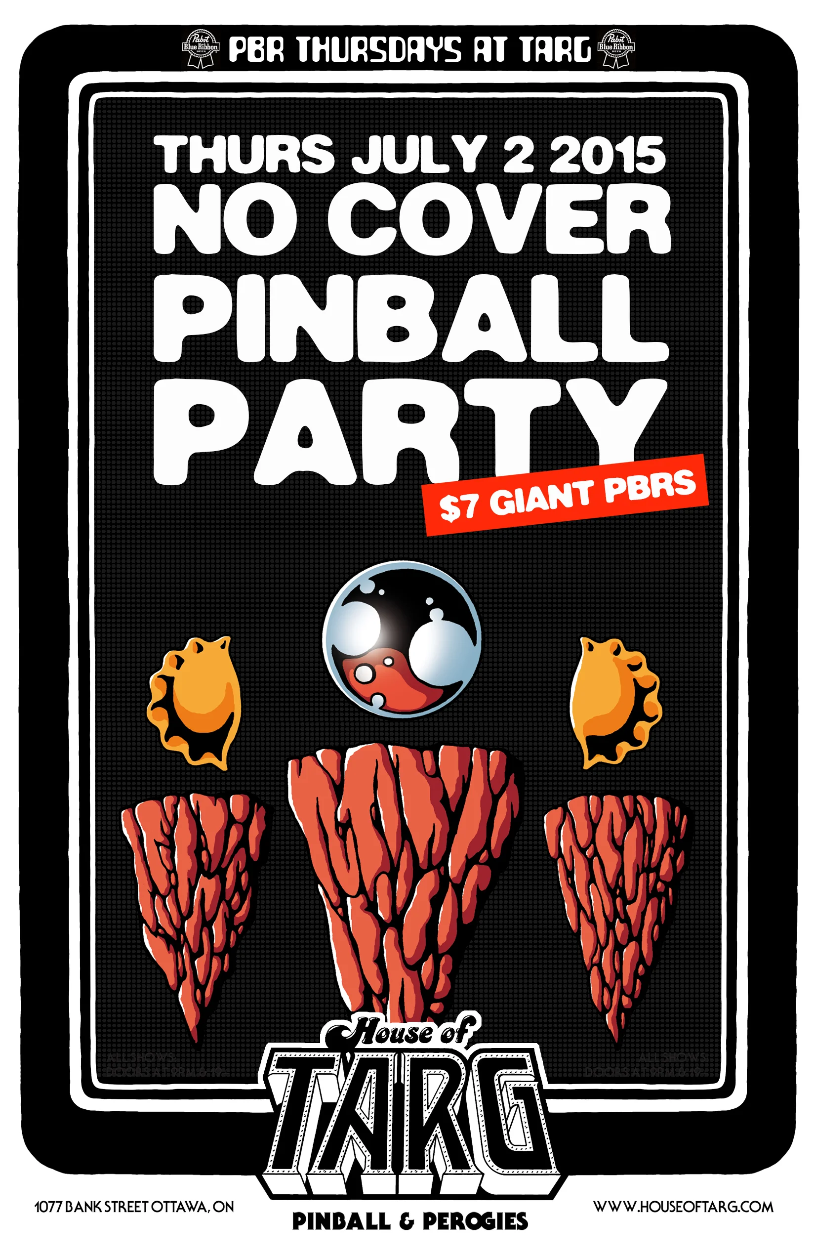 NO COVER PINBALL PARTY!!! 