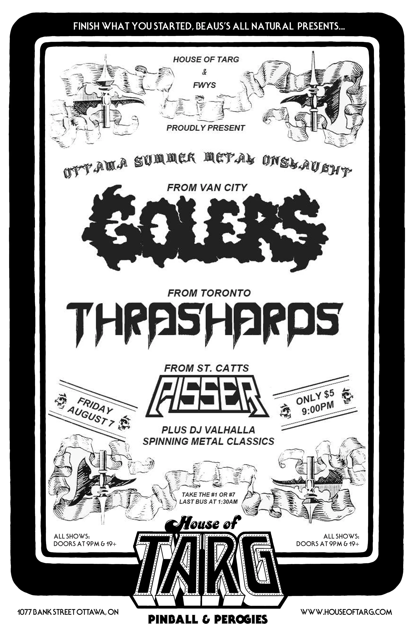 THE GOLERS + Thrashards + Pisser