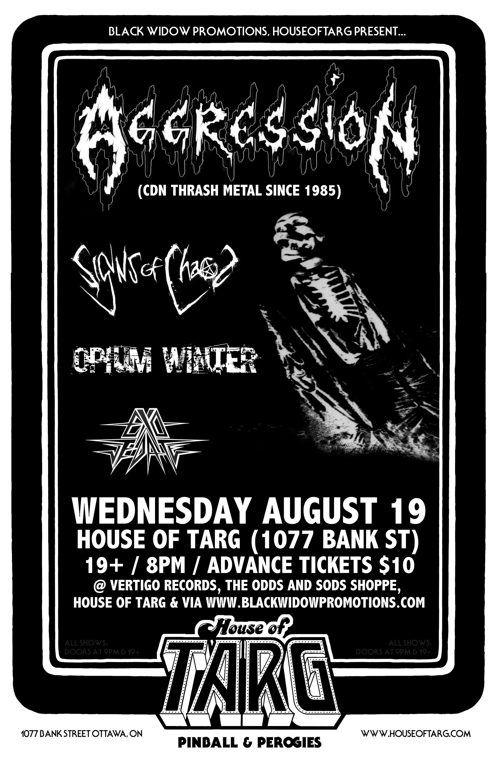 AGGRESSION + Signs Of Chaos + Opium Winter + Exo-Vedate