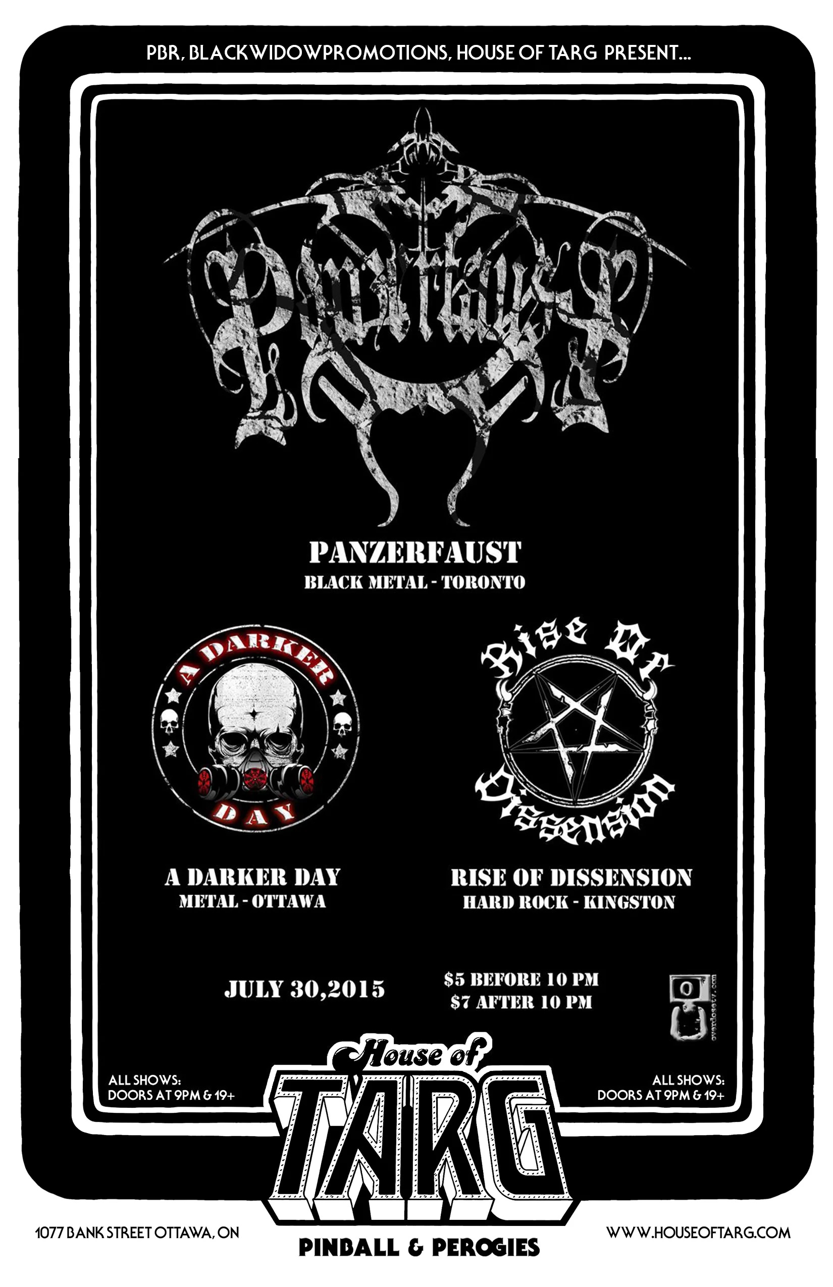 PANZERFAUST + A DARKER DAY + RISE OF DISSENSION