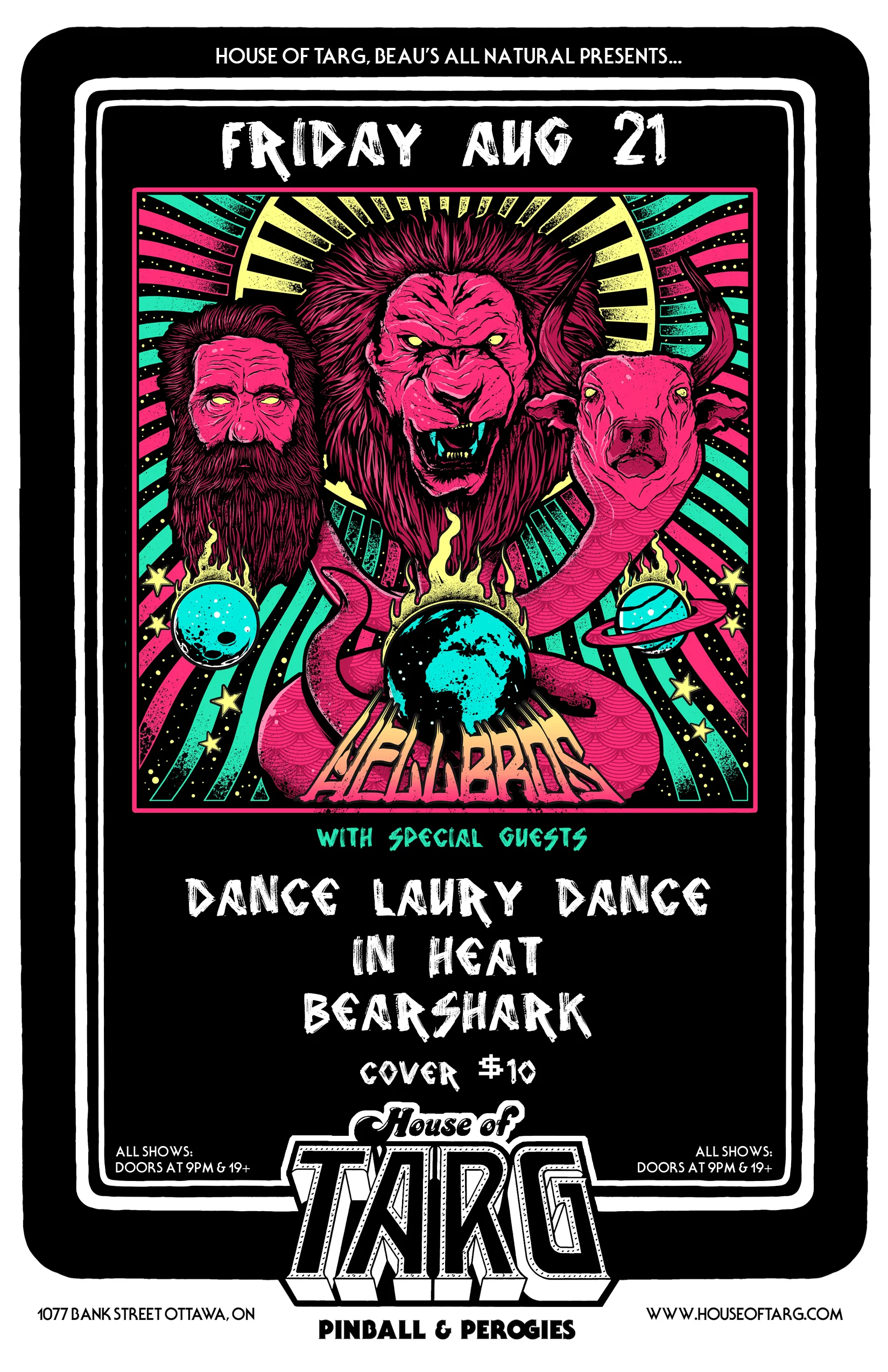 HELLbros! + Dance Laury Dance + In Heat + Bearshark