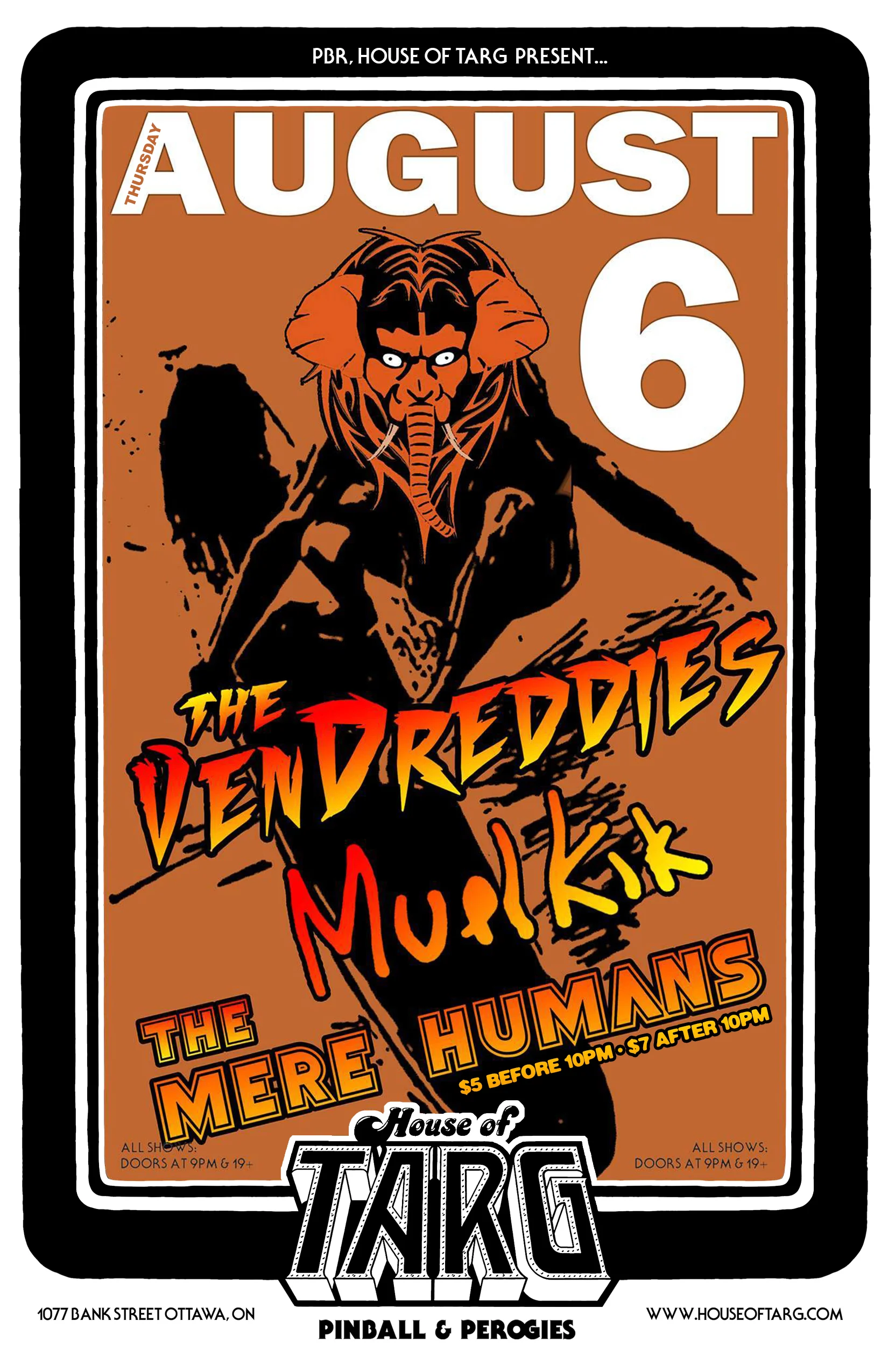 THE VEN DREDDIES + Muelkik + The Mere Humans