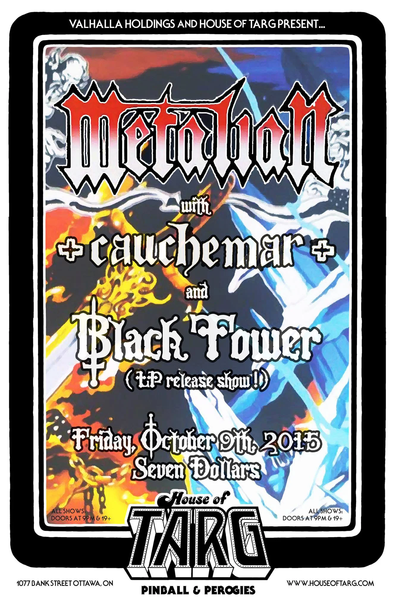 METALIAN + CAUCHEMAR + BLACK TOWER