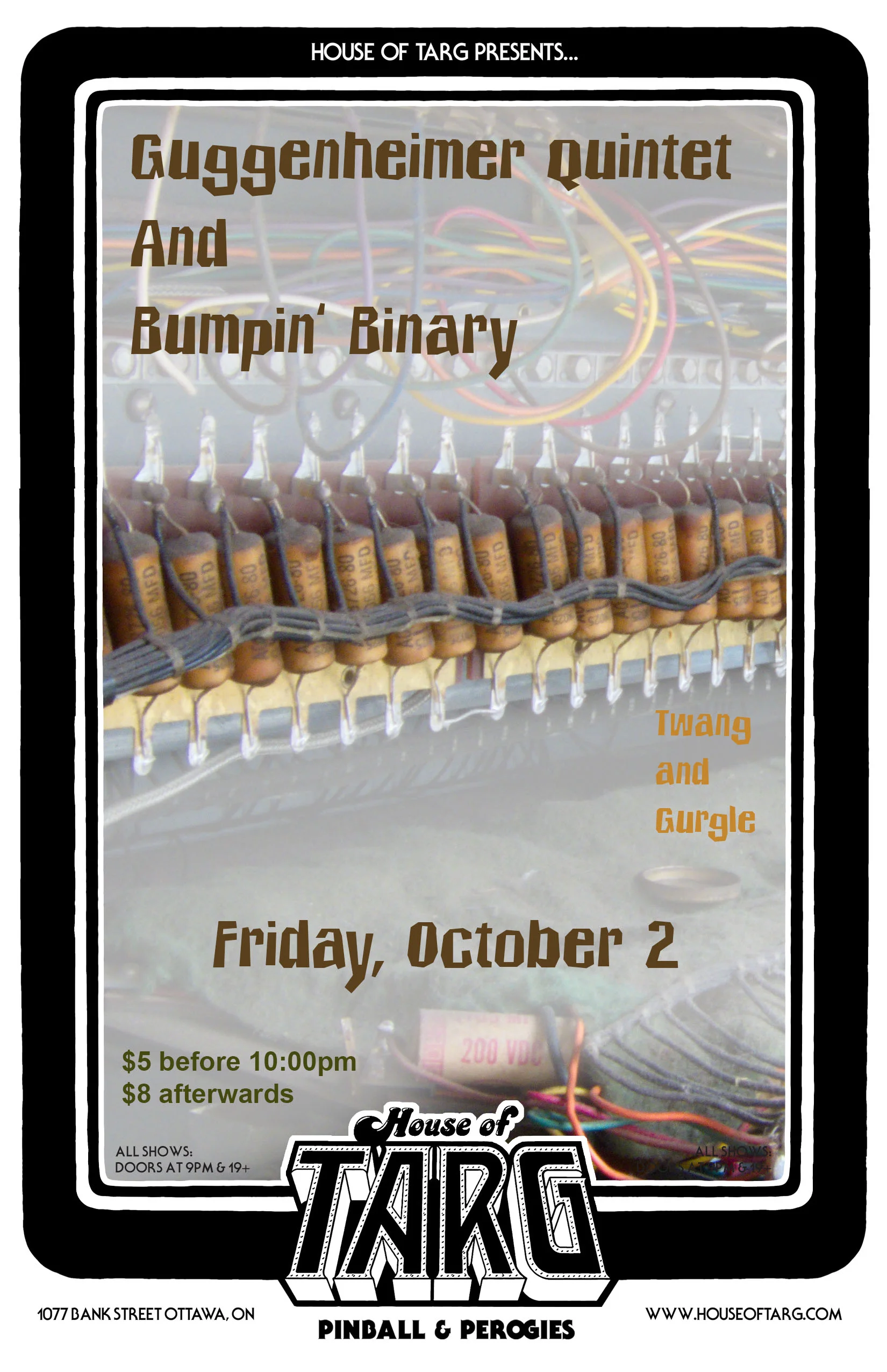 GUGGENHEIMER QUINTET + Bumpin' Binary