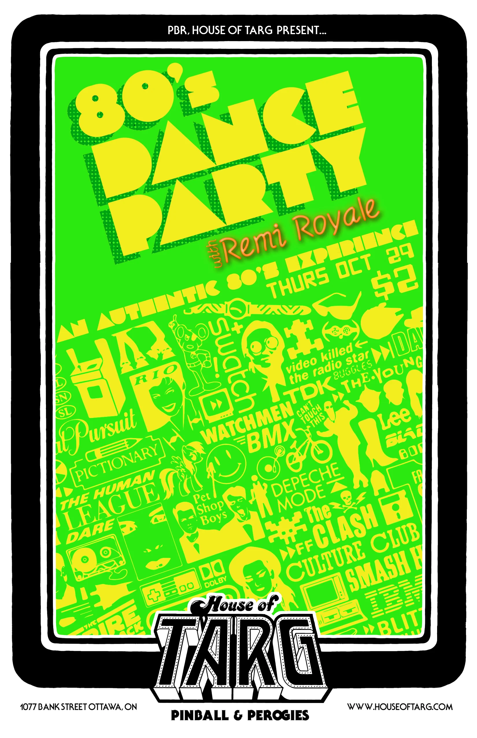 80's DANCE PARTY with REMI ROYALE