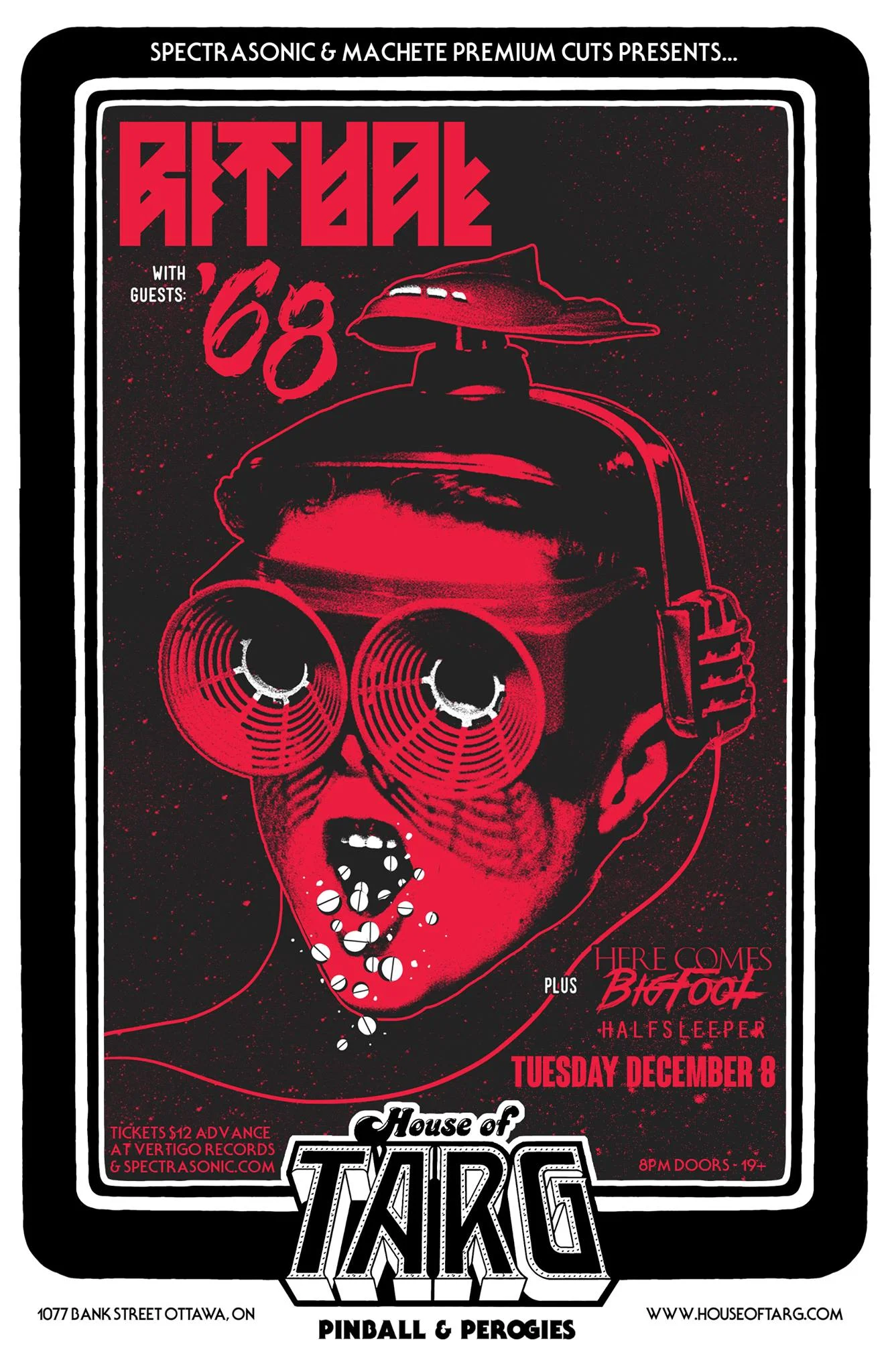 RITUAL + '68 + Here Comes Bigfoot + Halfsleeper