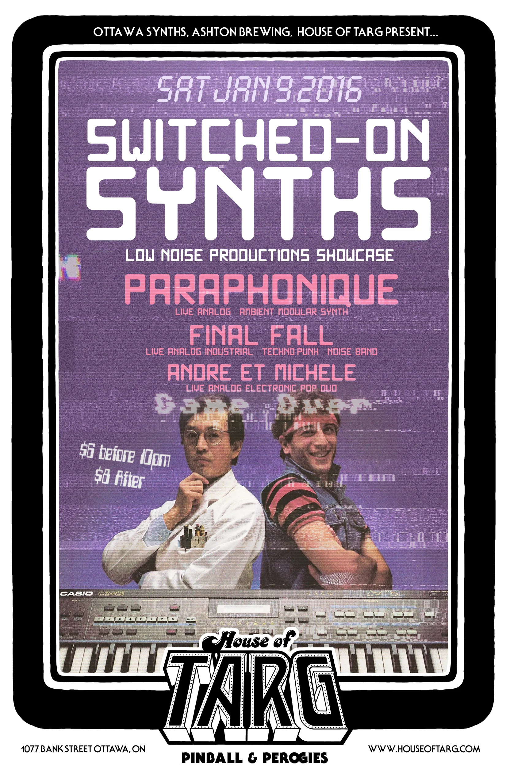 SWITCHED ON SYNTHS: Low Noise Productions Edition w Paraphonique + Final Fall + Andre et Michele