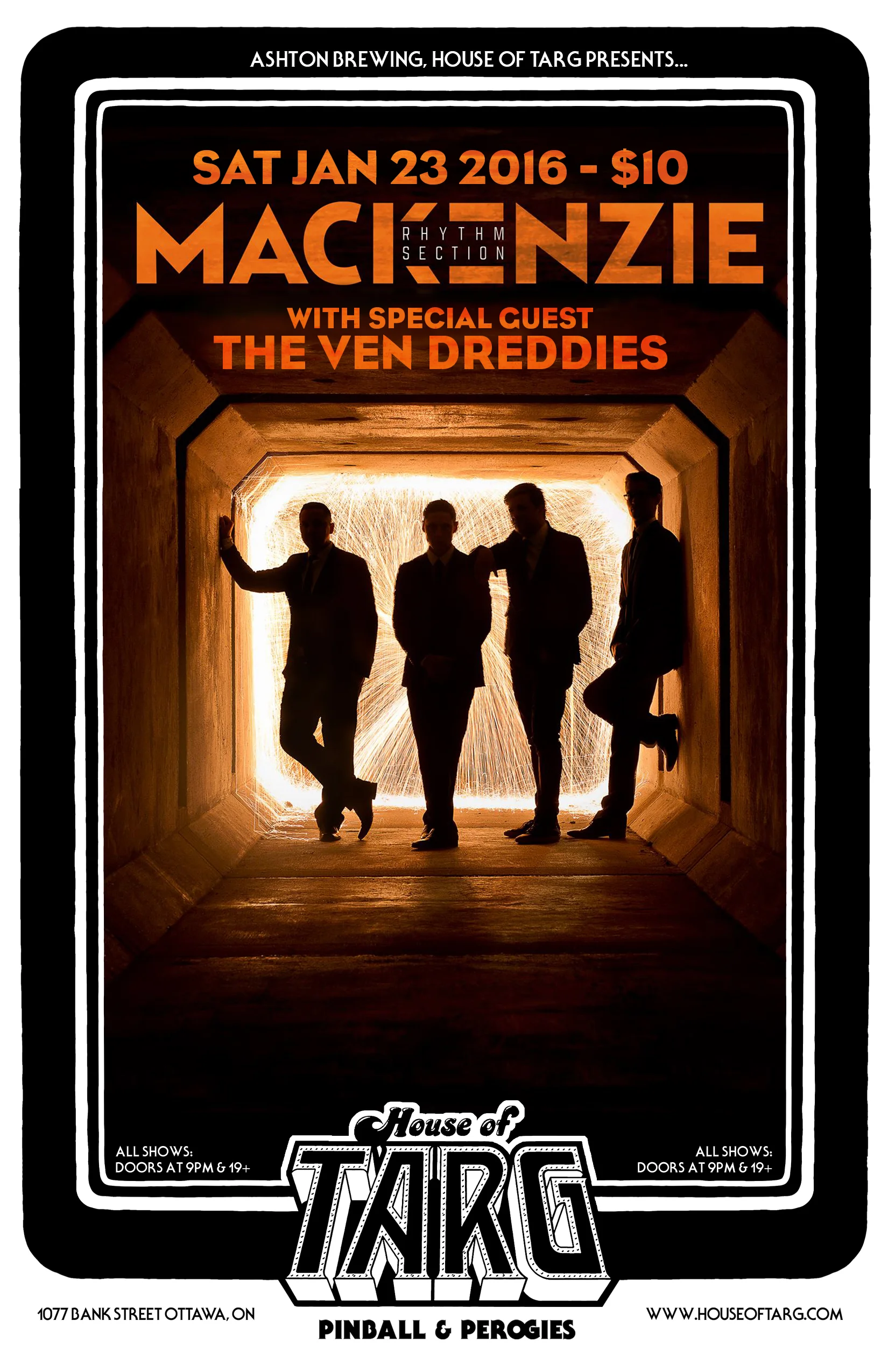 MACKENZIE RHYTHM SECTION + The Ven Dreddies