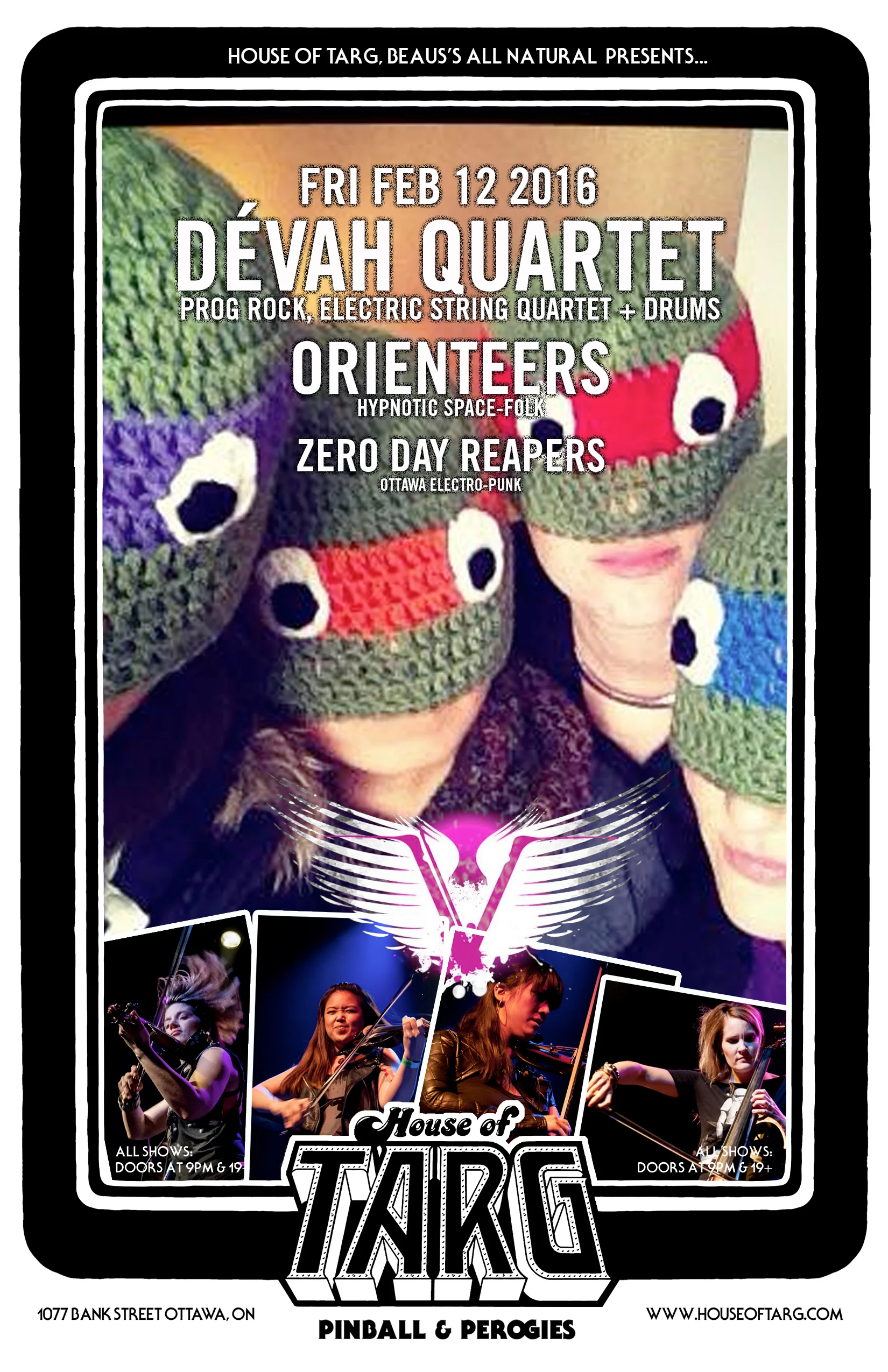 DÉVAH QUARTET + Orienteers + Zero Day Reapers