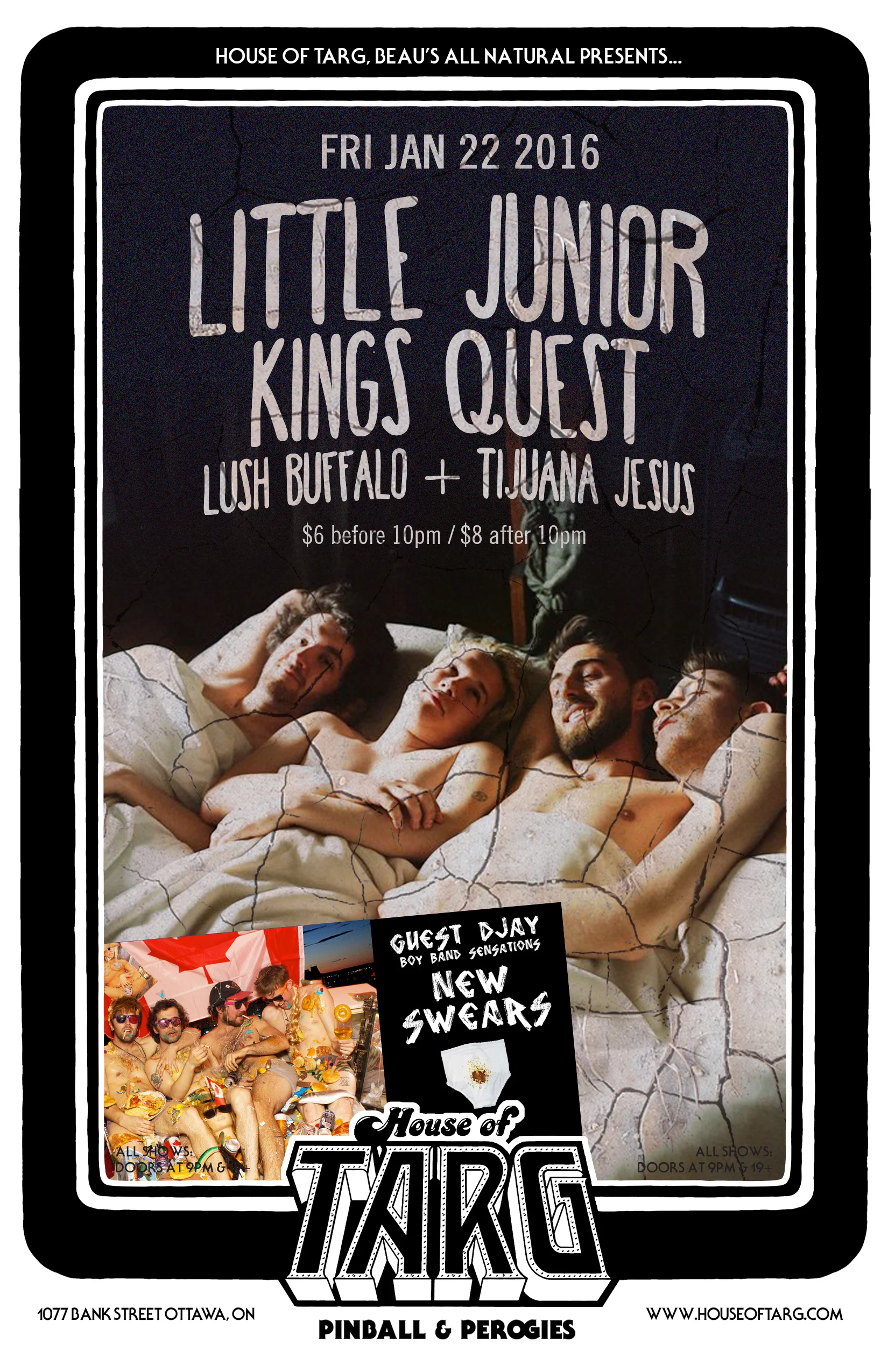 LITTLE JUNIOR + Kings Quest + Lush Buffalo + Tijuana Jesus + DJ New Swears