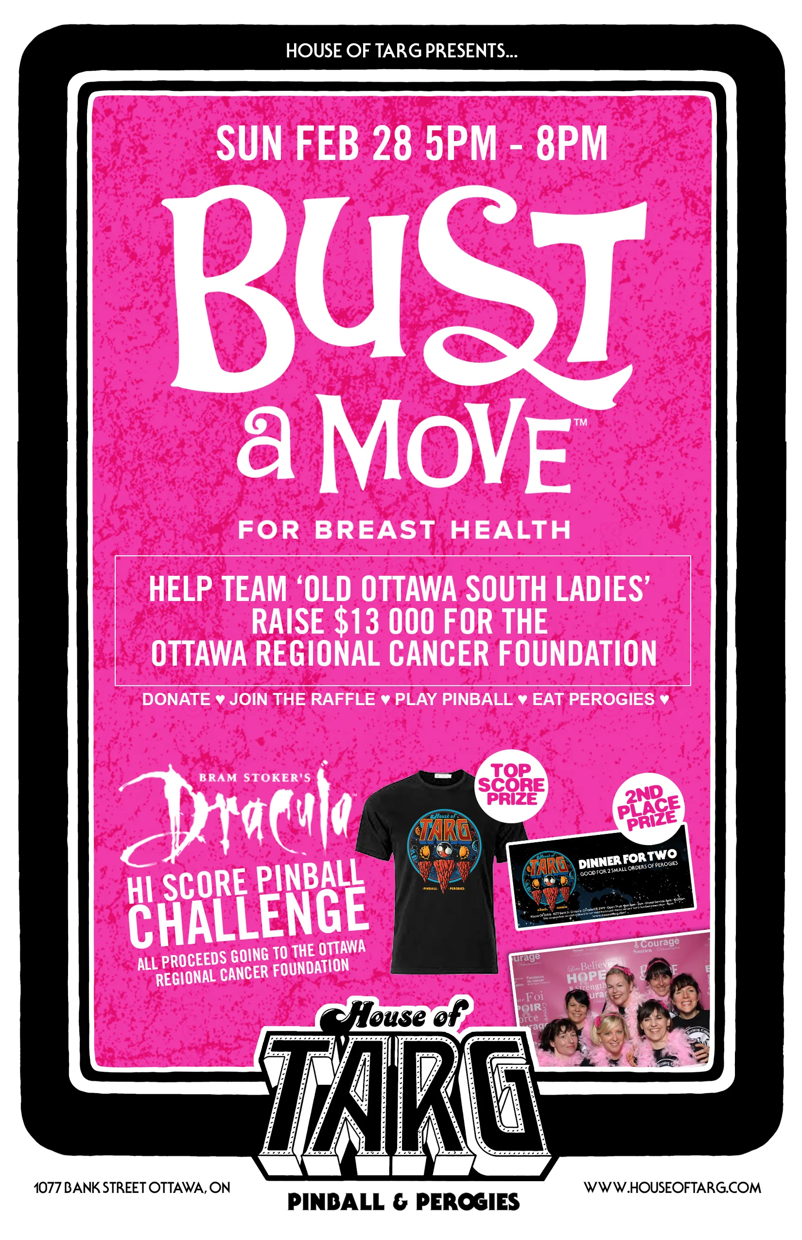 BUST A MOVE: Breast Health Fundraiser