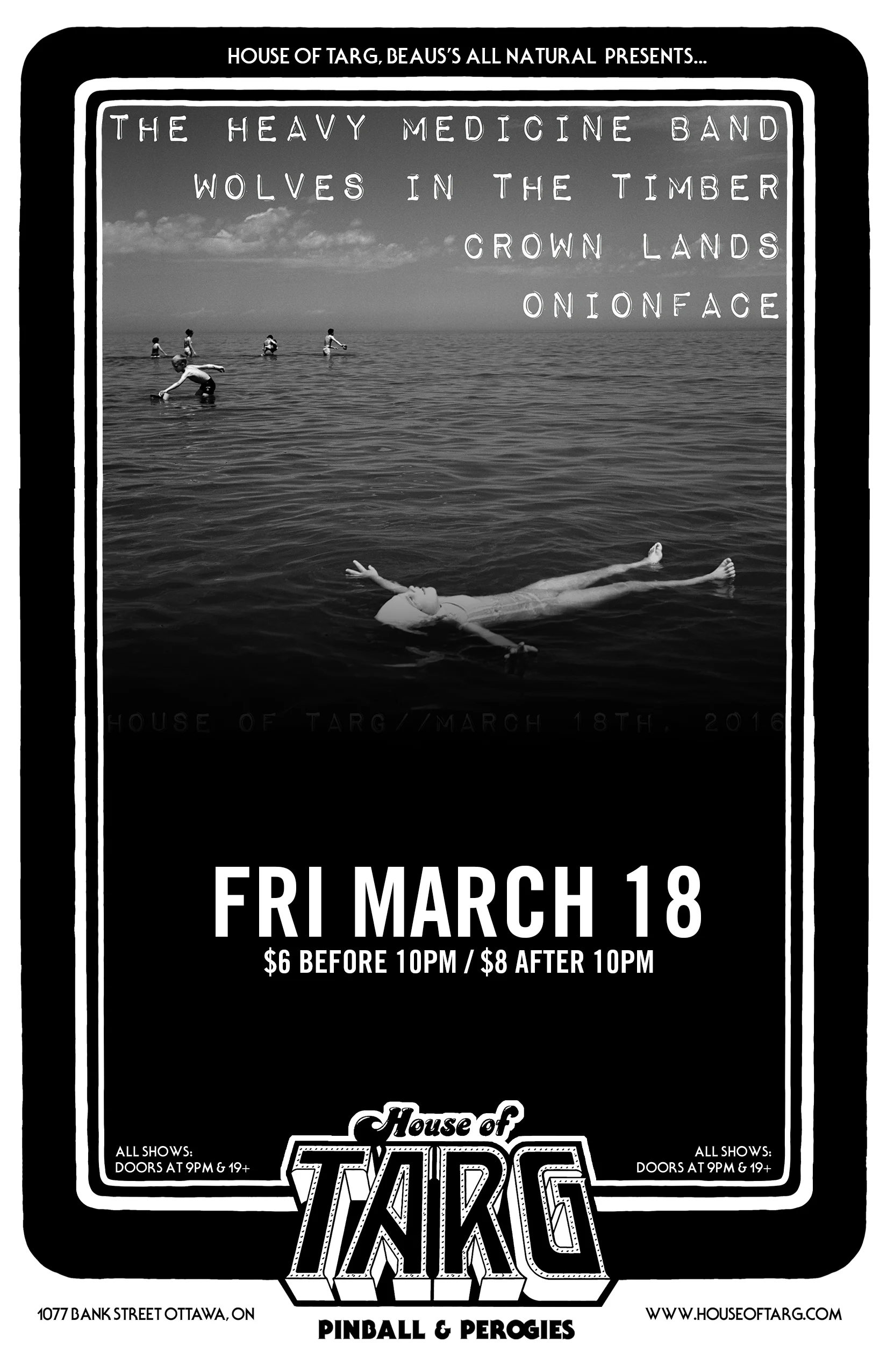 THE HEAVY MEDICINE BAND + Wolves in the Timber + Crown Lands + Onionface
