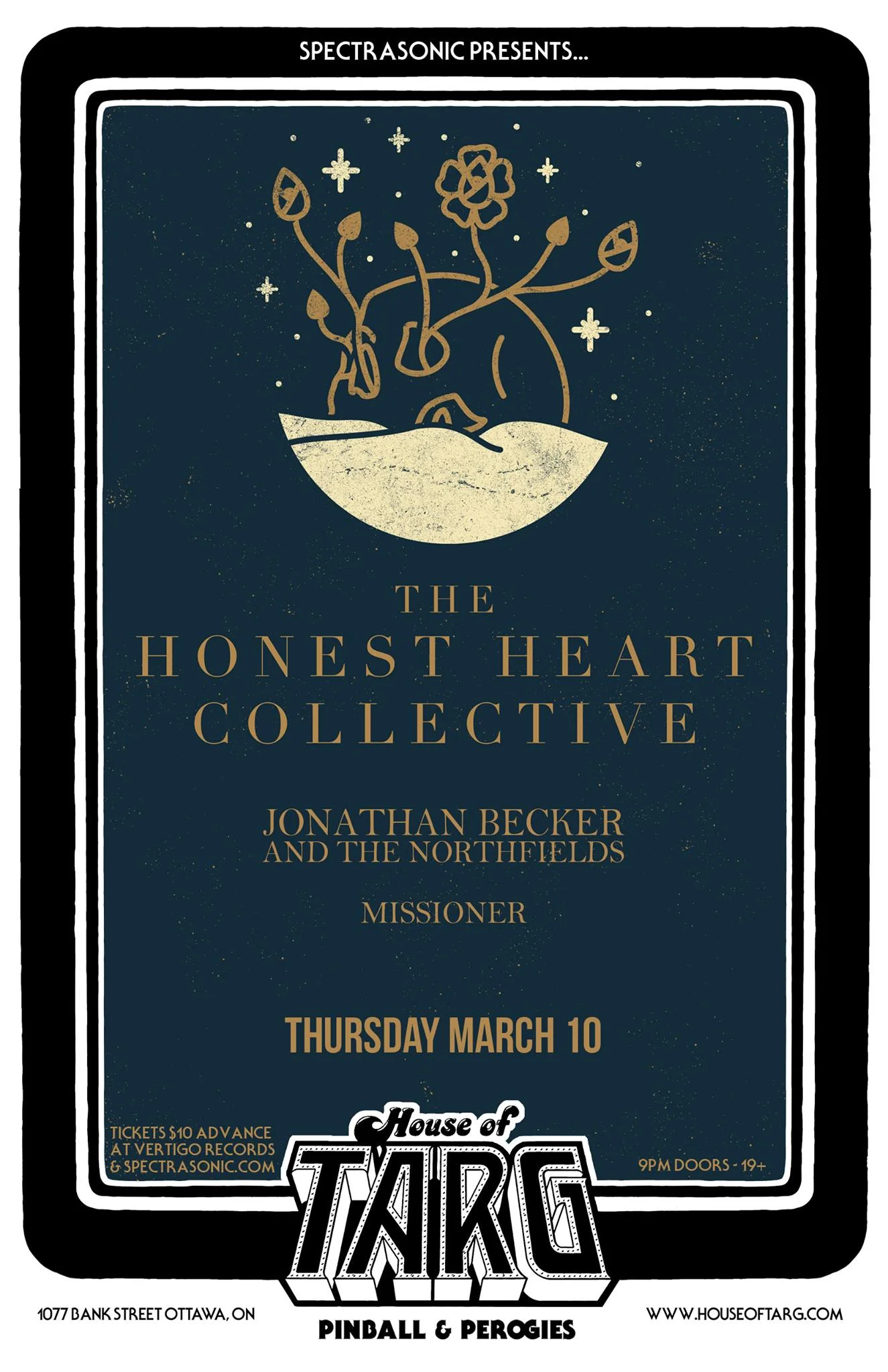 THE HONEST HEART COLLECTIVE + Jonathan Becker & The North Fields + Missioner