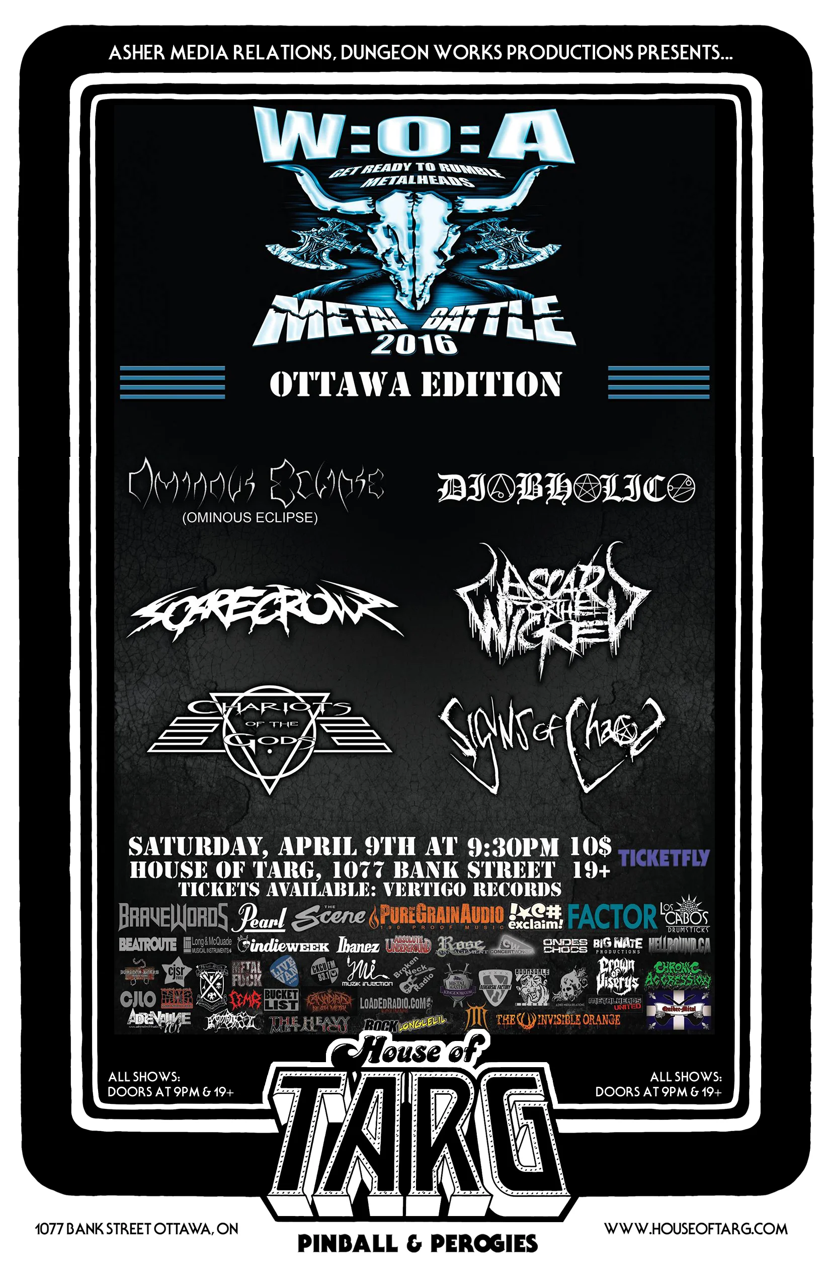 WACKEN METAL BATTLE CANADA 2016 - OTTAWA EDITION!
