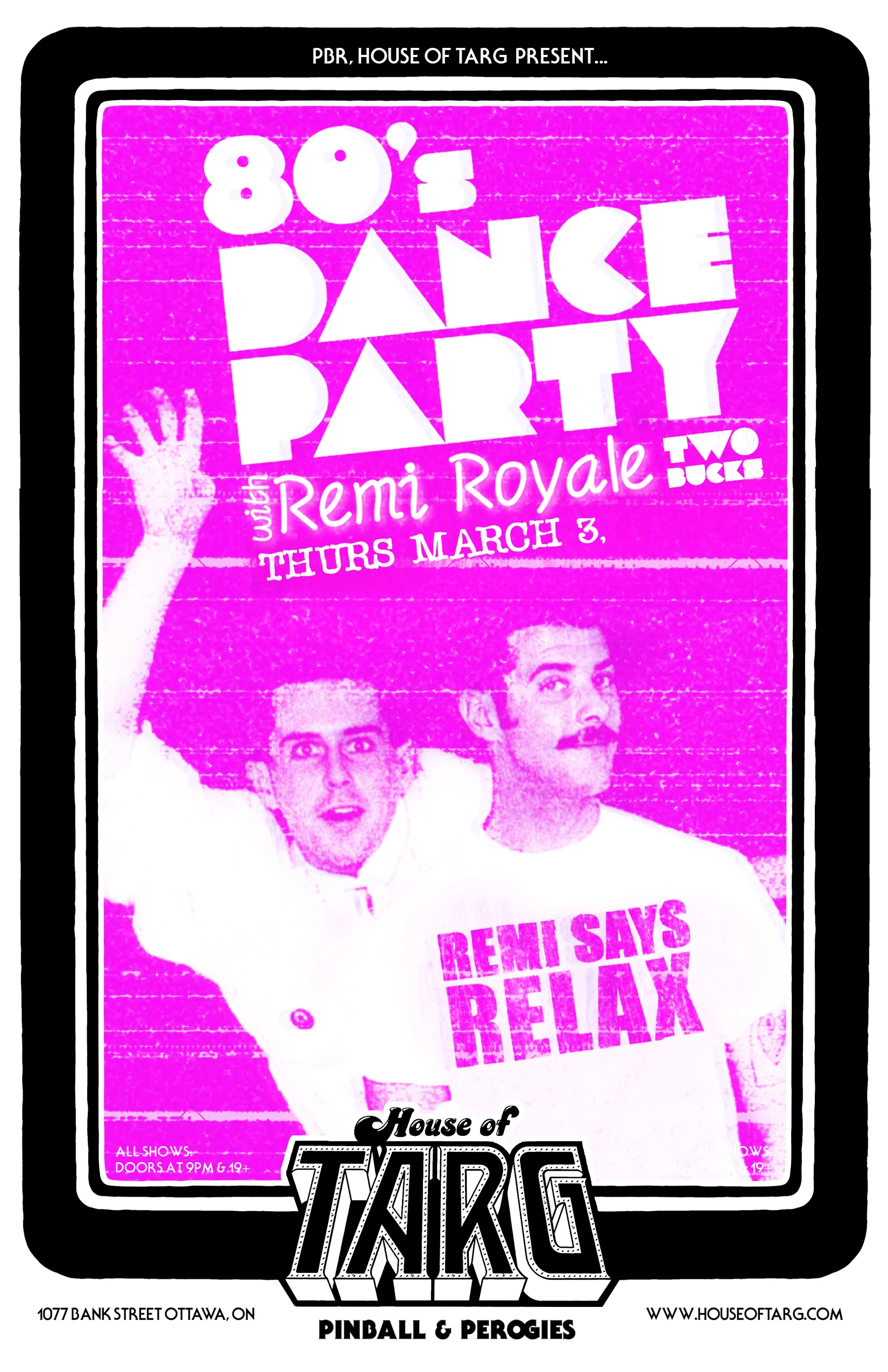 80's DANCE PARTY with REMI ROYALE