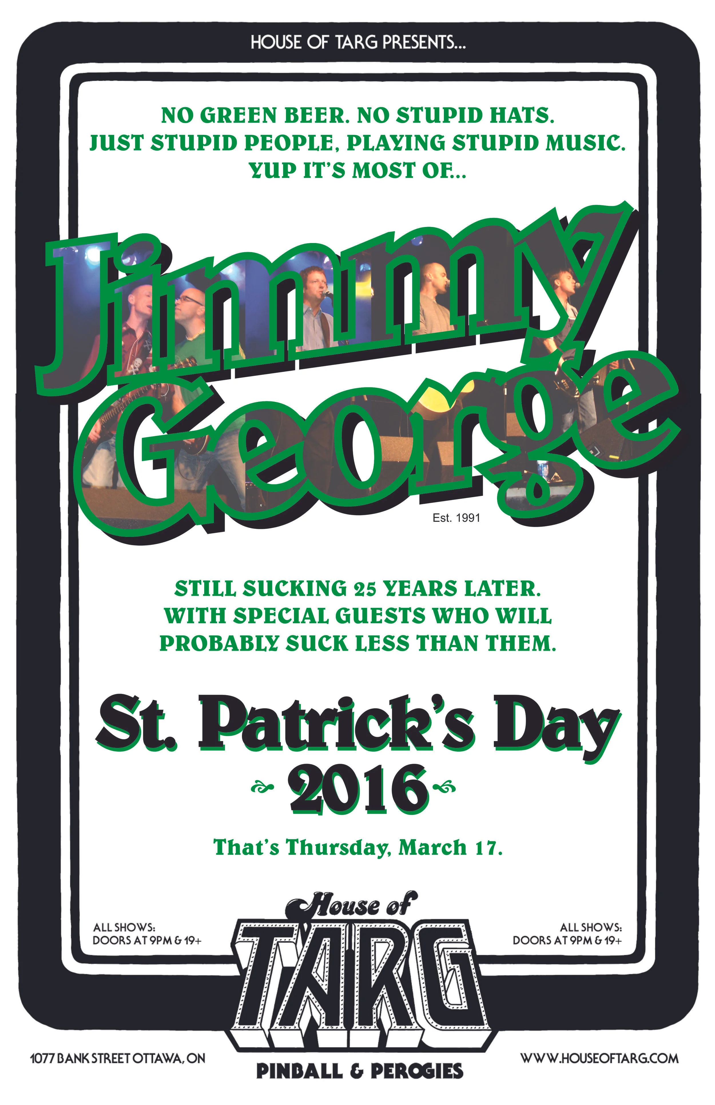 TARG ST. PATRICK'S DAY with Jimmy George