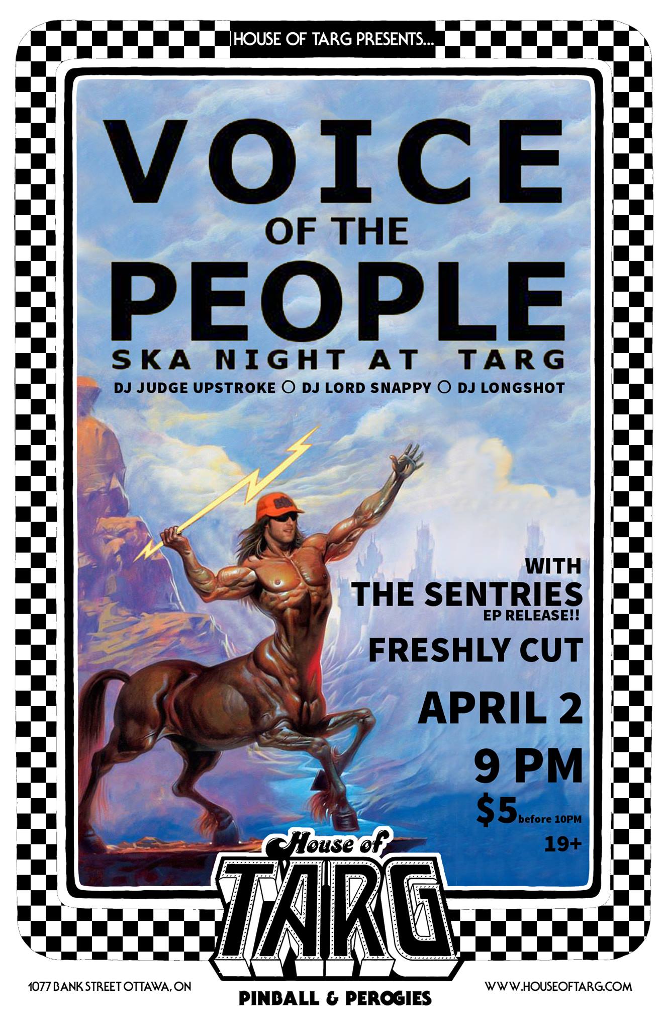 SKA NITE - VOICE OF THE PEOPLE + The Sentries + Freshly Cut