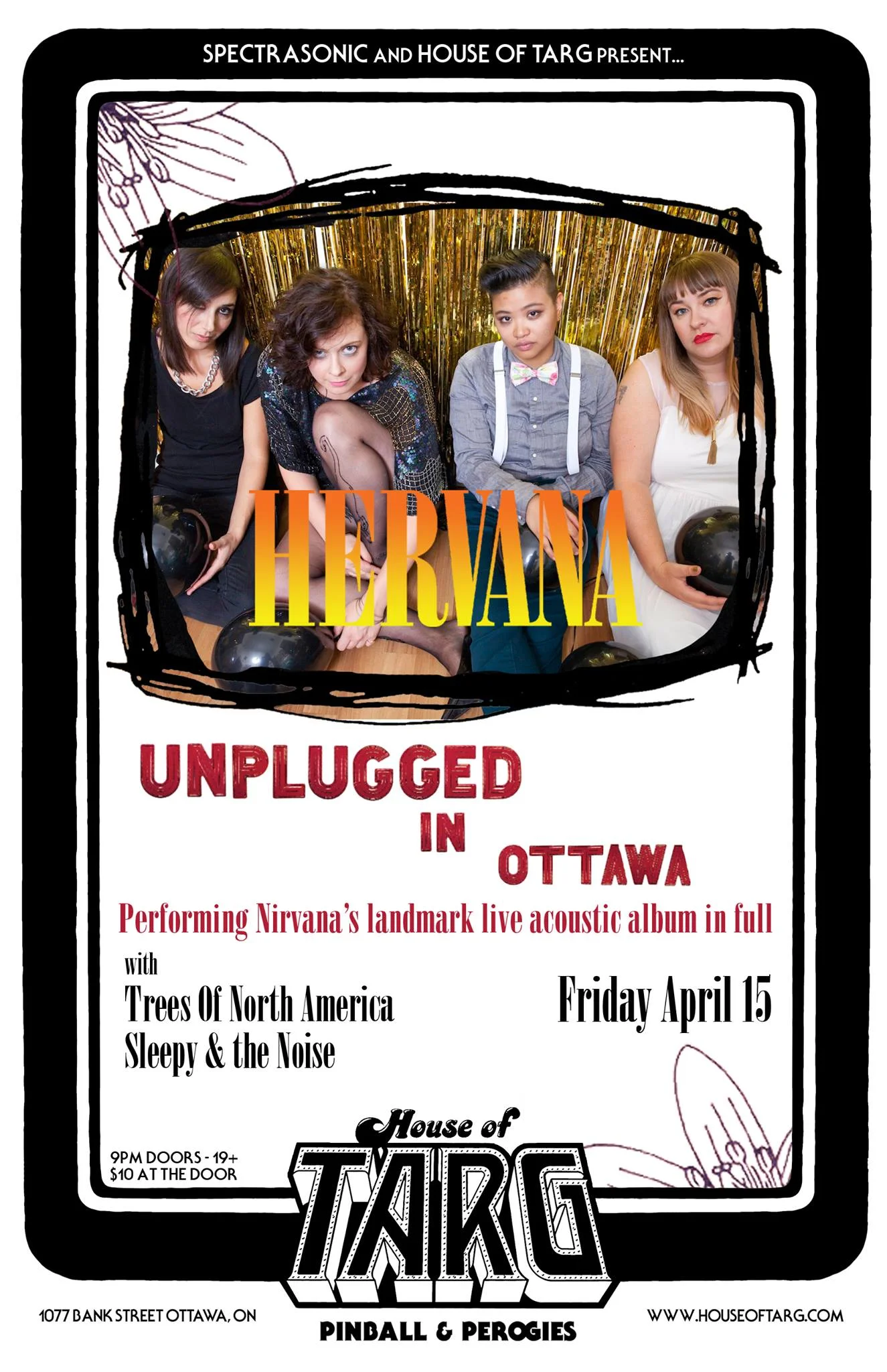 HERVANA: Unplugged In Ottawa + Trees of North America + Sleepy & The Noise
