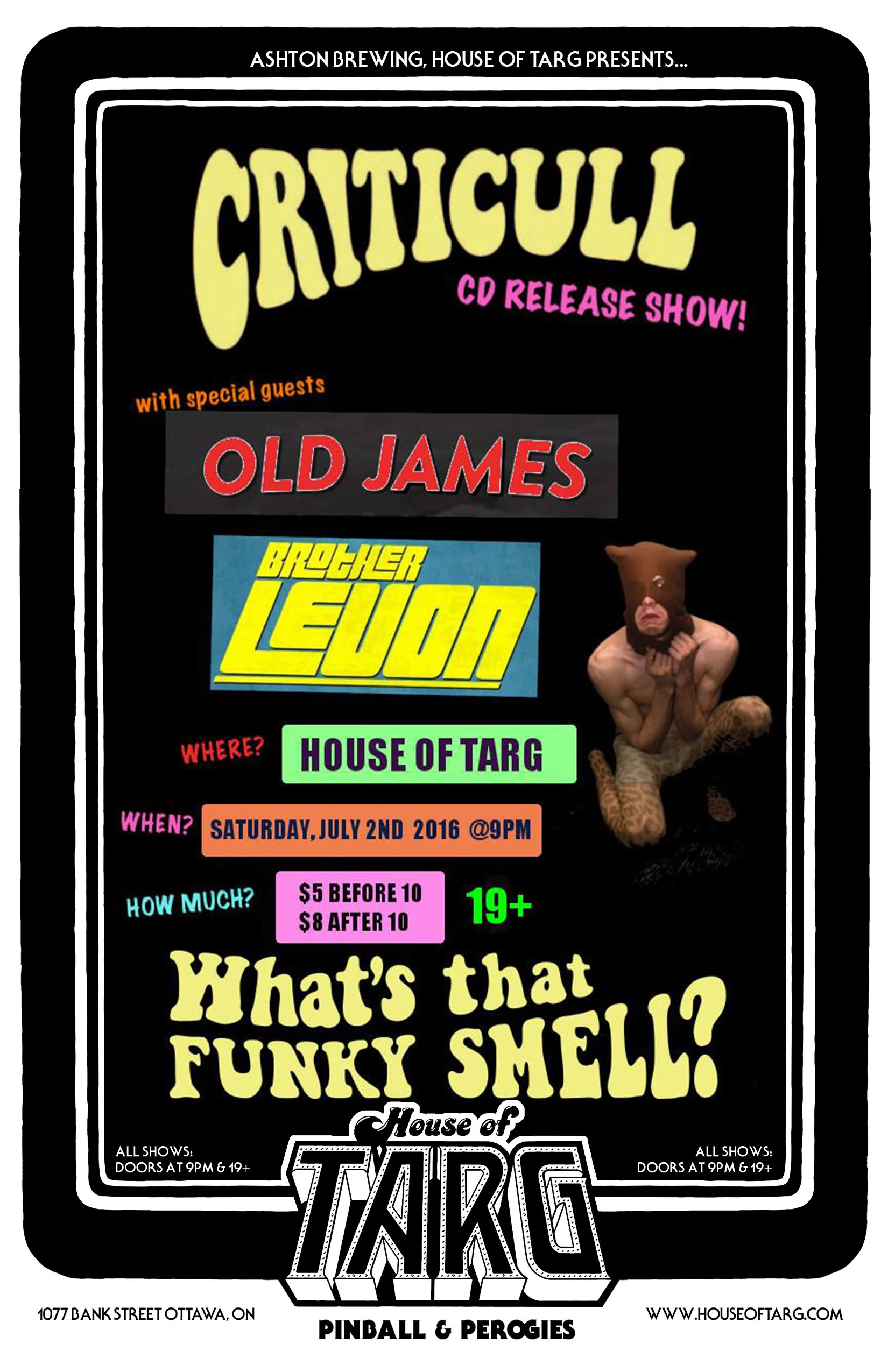 CRITICULL + Old James + Brother Levon