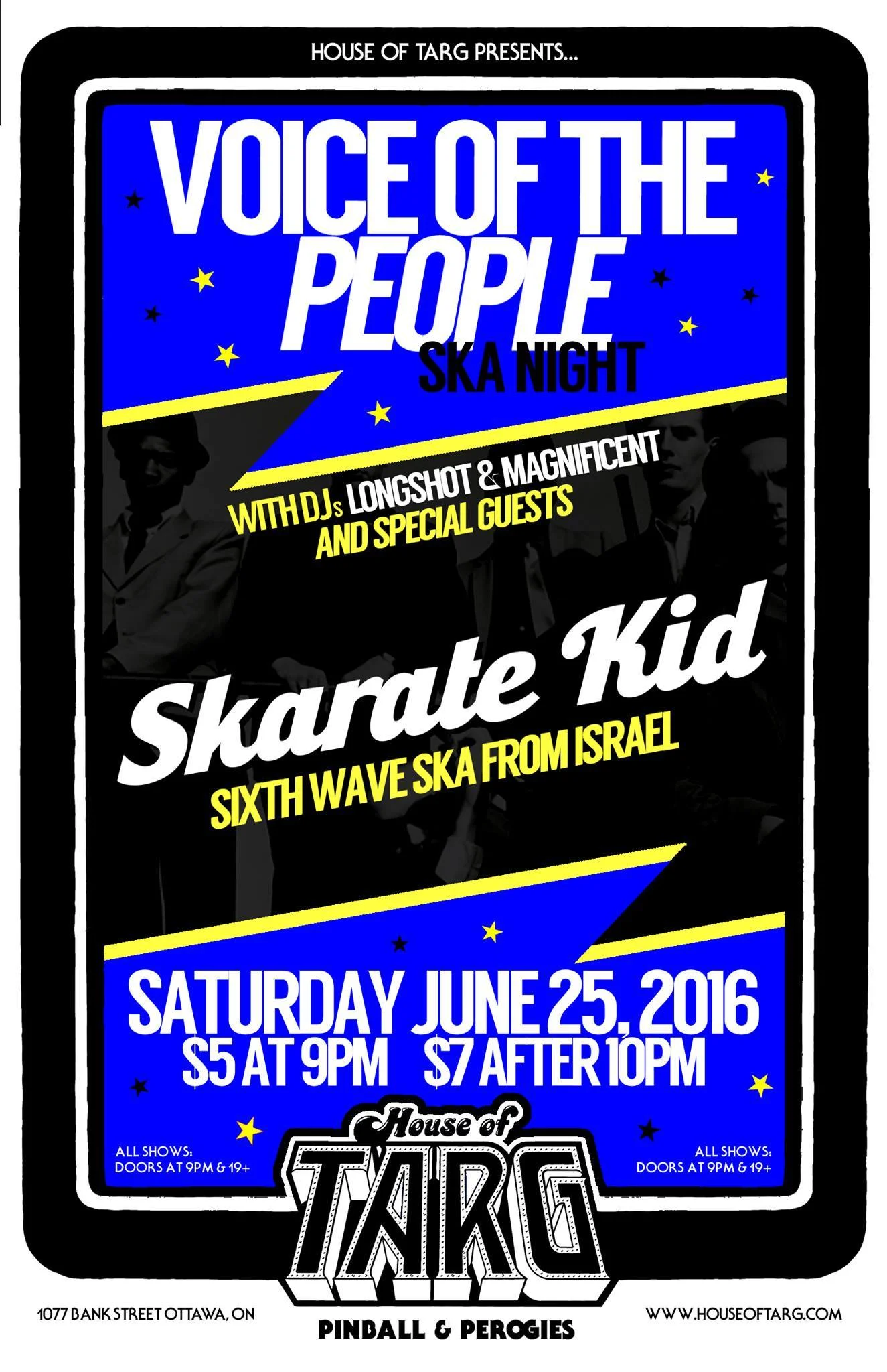 Voice of the People SKA NITE w SKARATE KID (Israel) + DJ Longshot & Magnificent