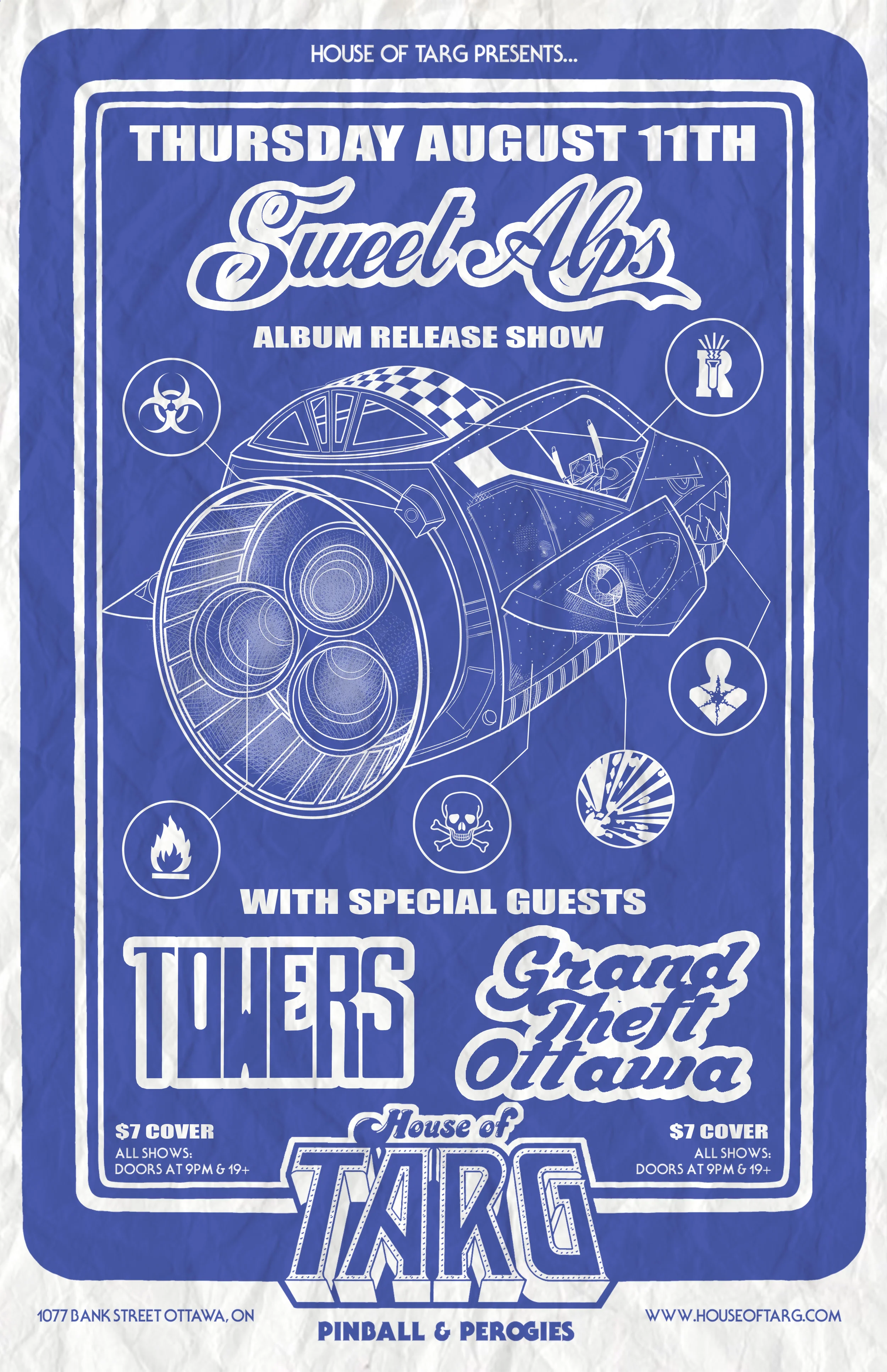 SWEET ALPS + Towers + Grand Theft Ottawa