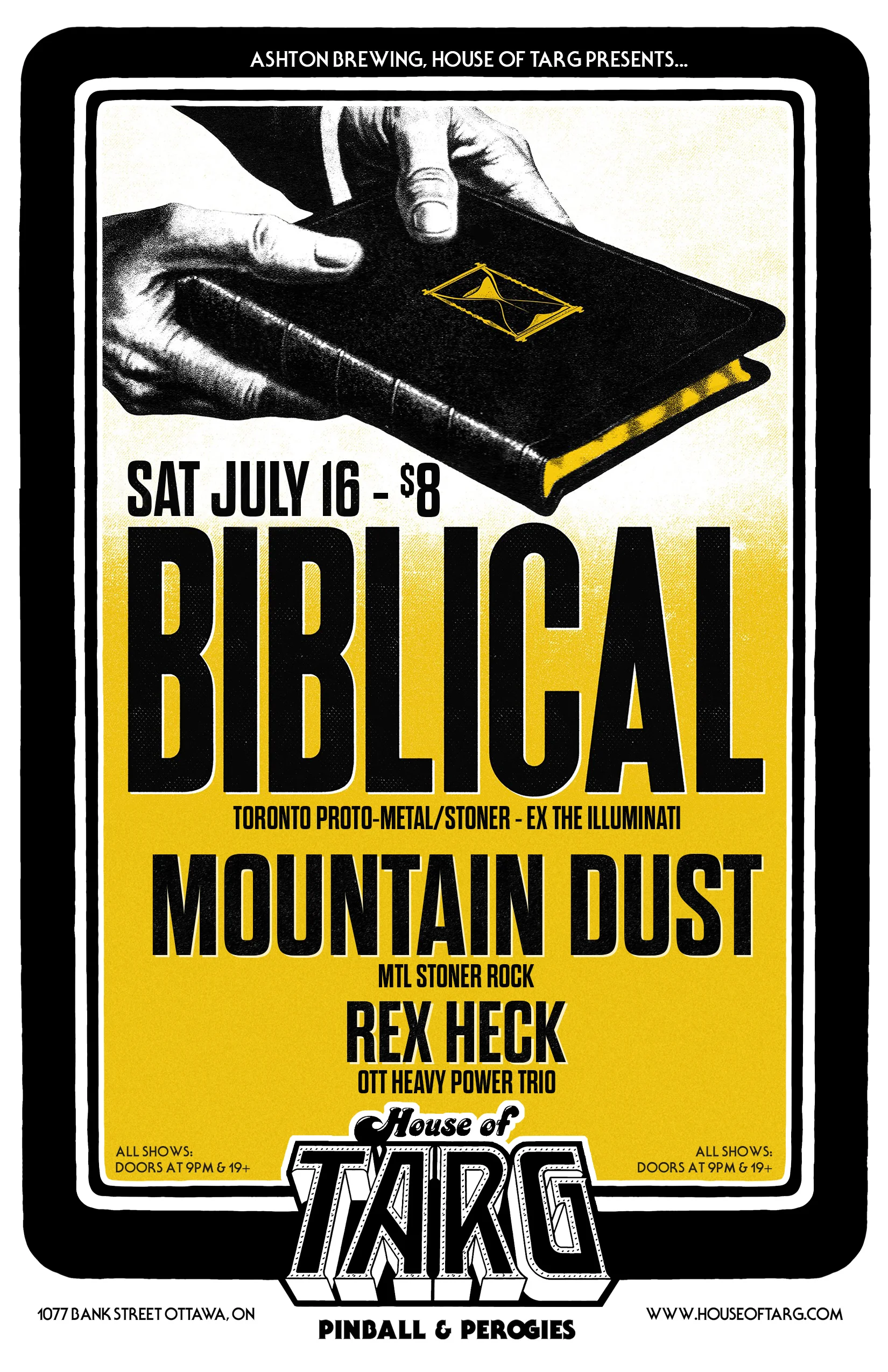 BIBLICAL + Mountain Dust + Rex Heck