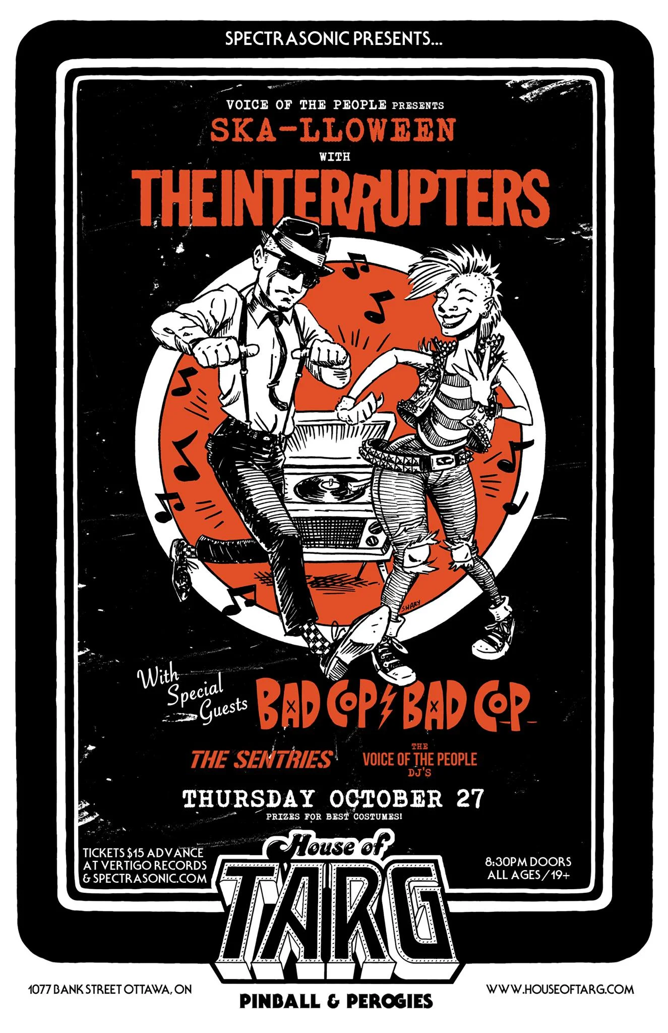 SKA-LLOWEEN with The Interrupters + Bad Cop Bad Cop + The Sentries