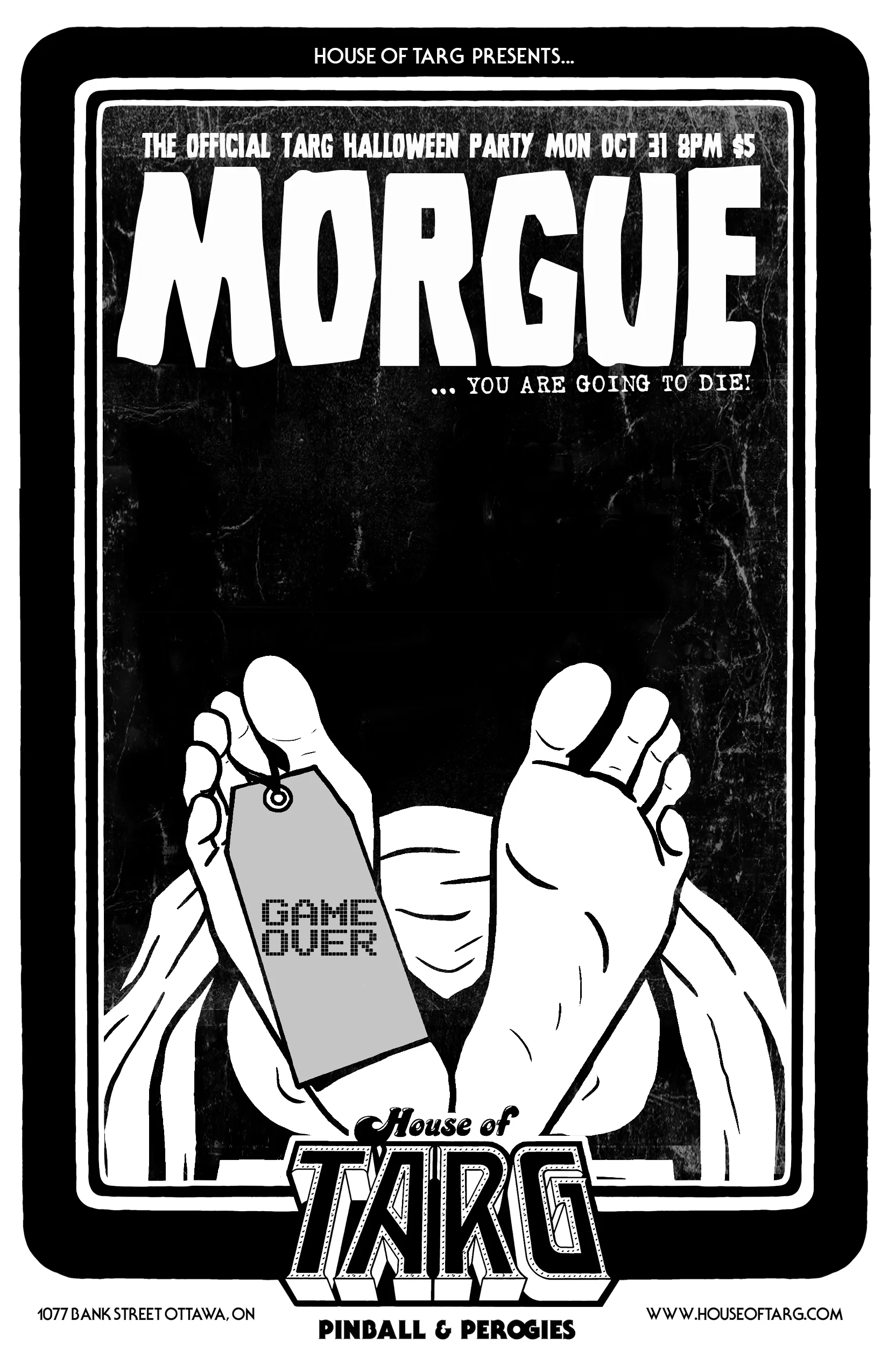 Welcome To The Morgue: The Official TARG Halloween Party