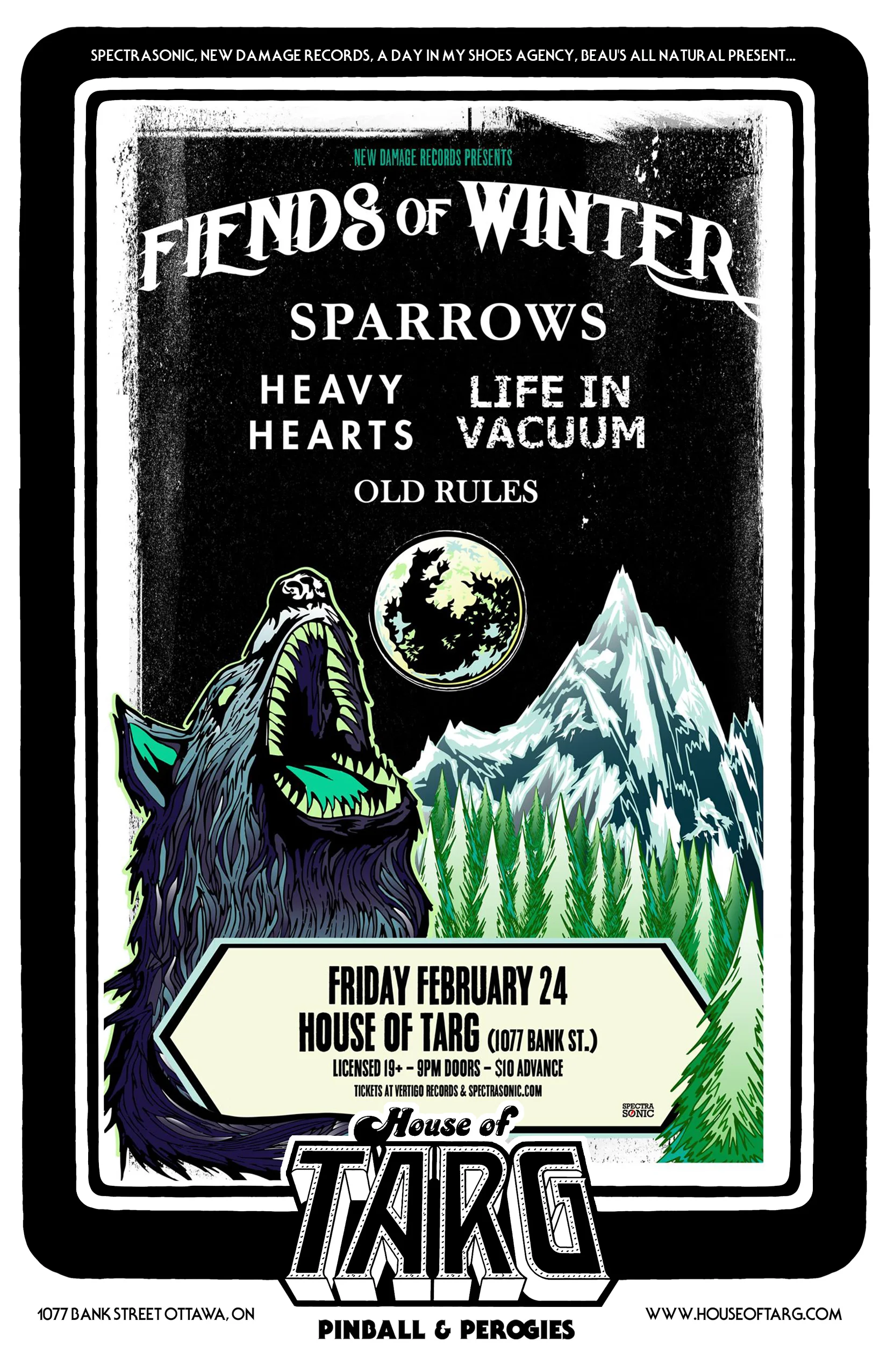 SPARROWS + Heavy Hearts + Life In A Vacuum + Old Rules