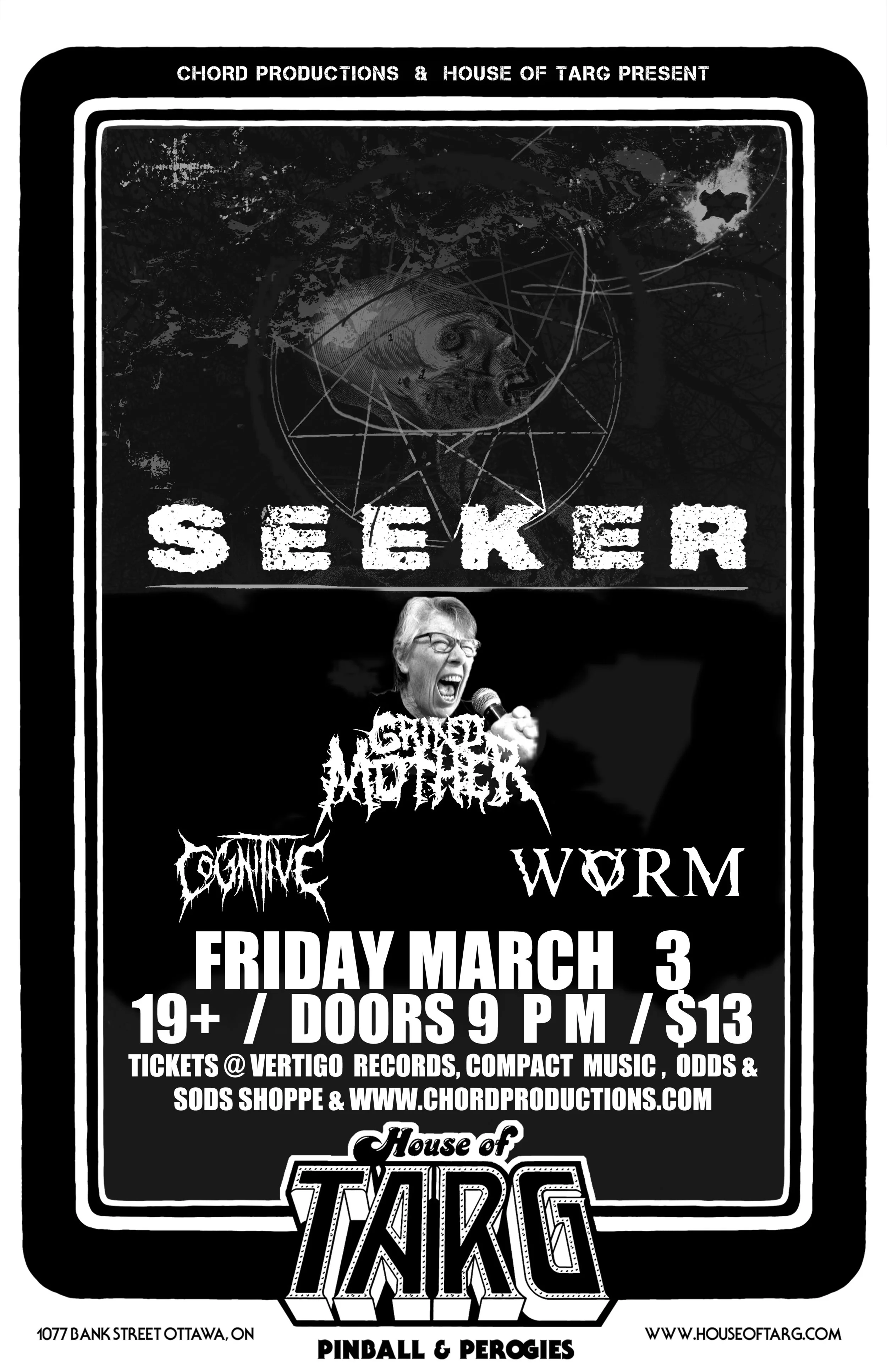 SEEKER + The Grindmother + Cognitive + WVRM