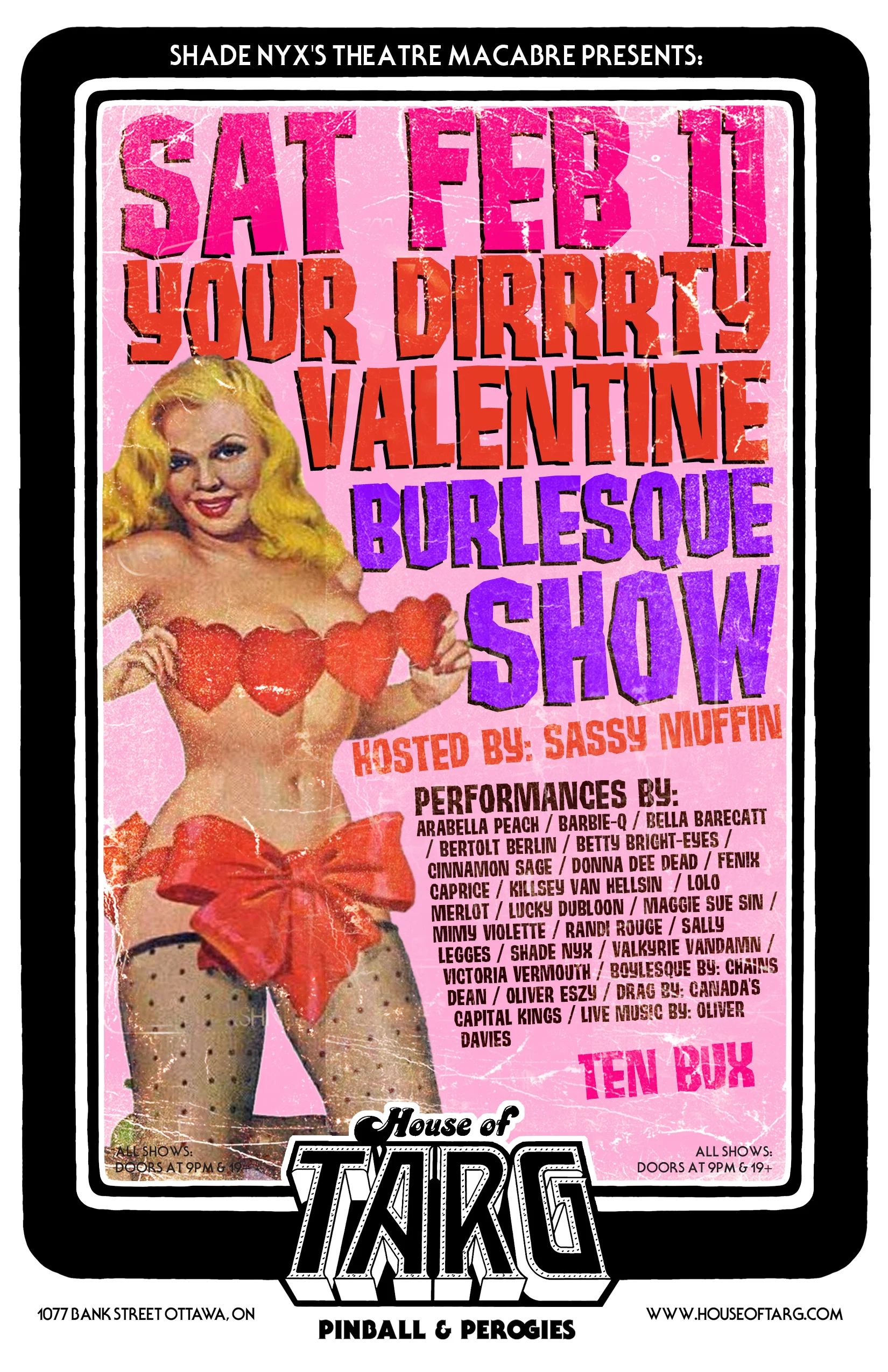 Your Dirrrty Valentine BURLESQUE SHOW 