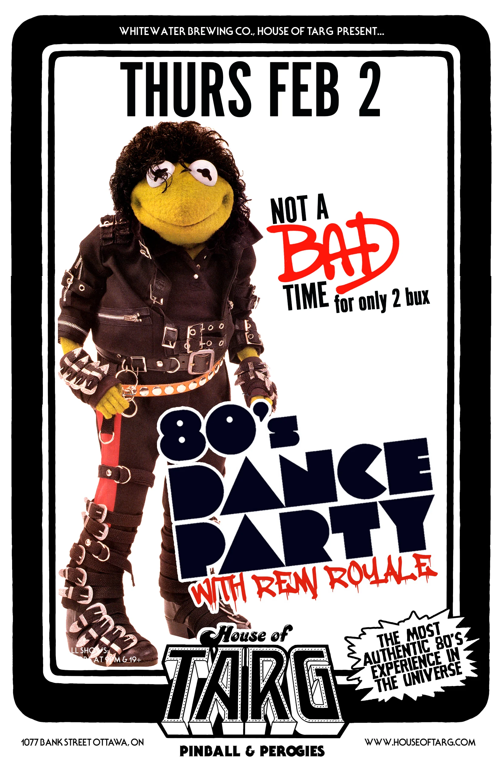 80's DANCE PARTY w dj Remi Royale