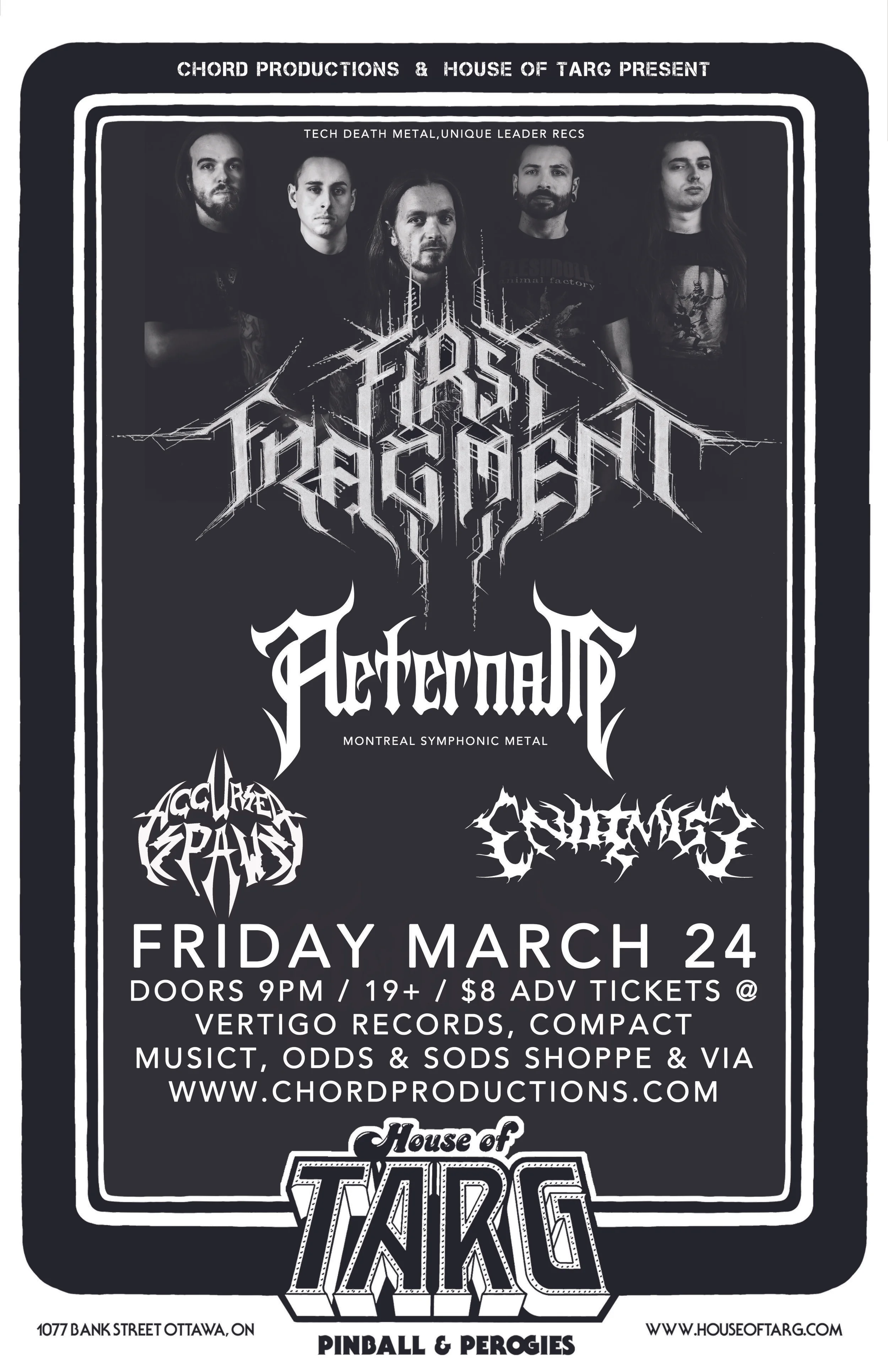 FIRST FRAGMENT + Aeternam + Accursed Spawn + Endemise