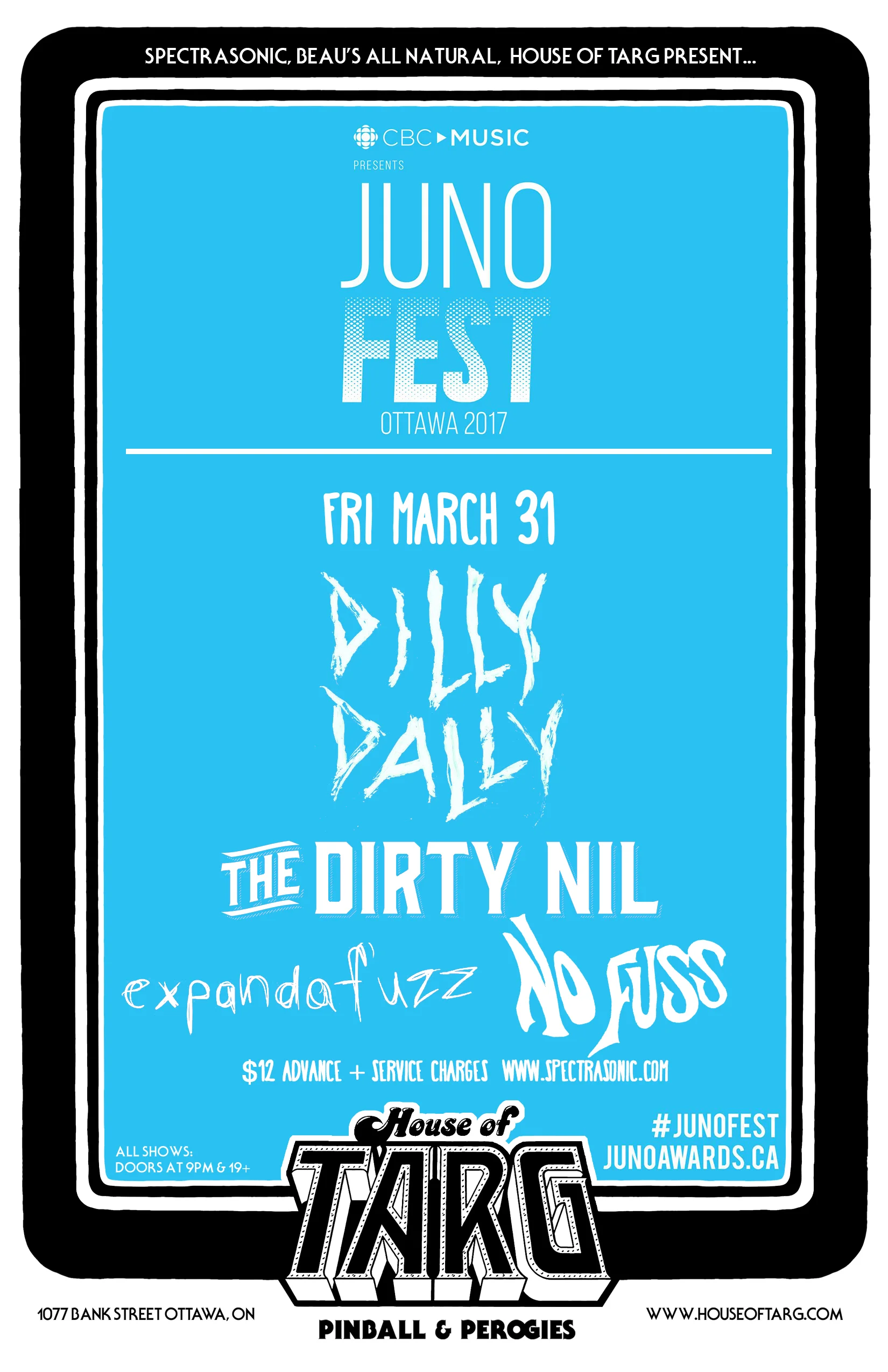 JUNOfest '17: DILLY DALLY + The Dirty Nil + Expanda Fuzz + No Fuss