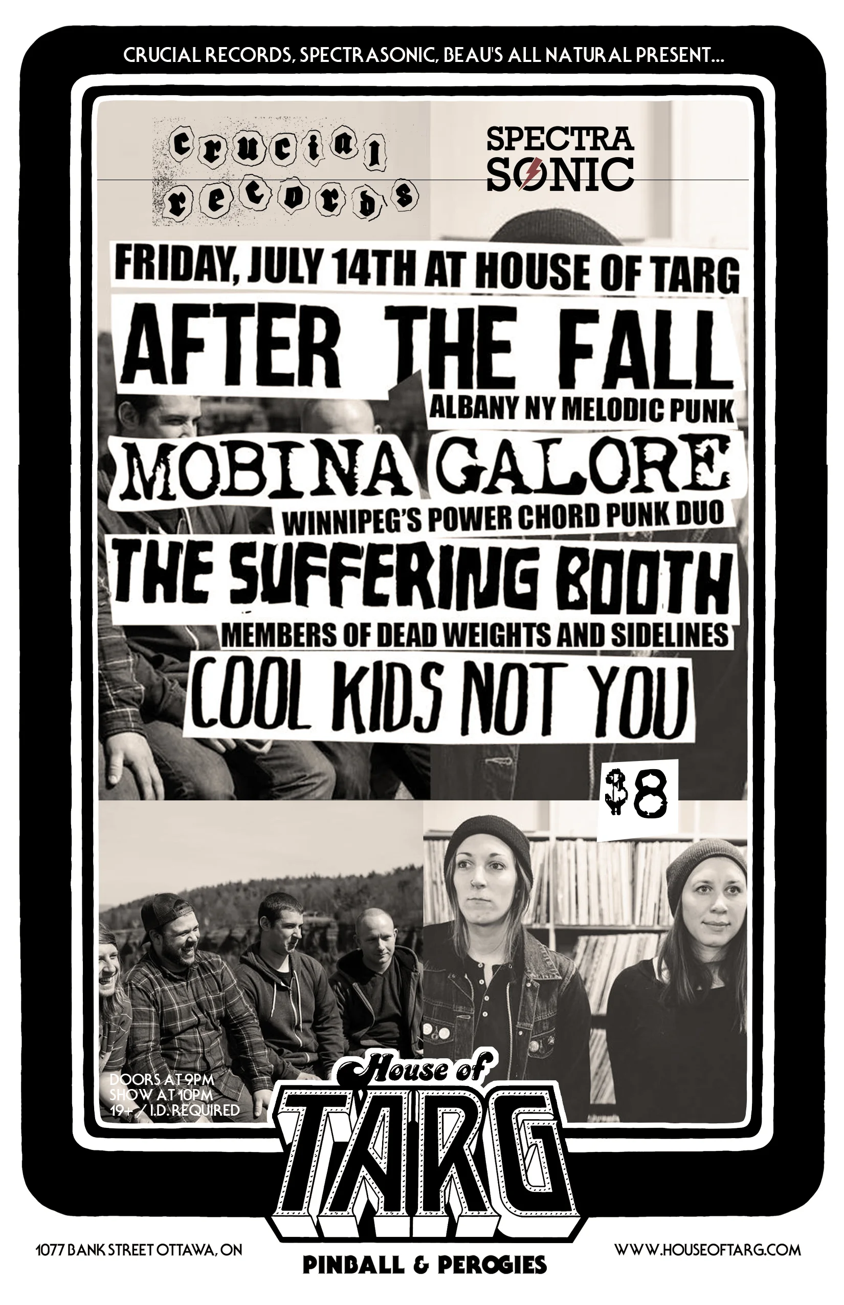 AFTER THE FALL + Mobina Galore + The Suffering Booth + COOL KIDS NOT YOU