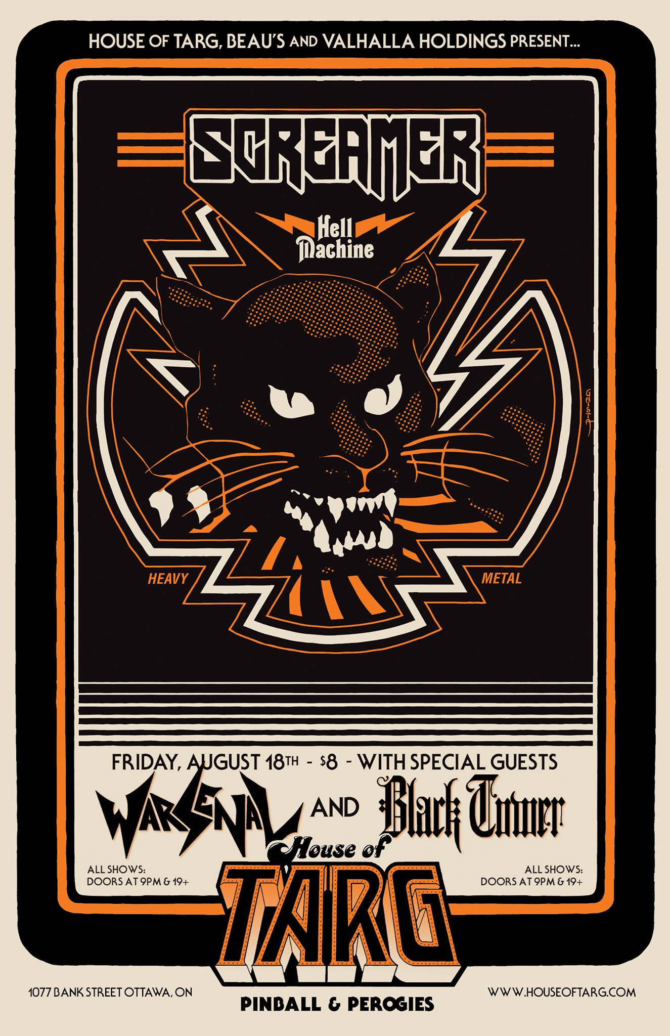 Screamer (Swe) + Warsenal + Black Tower